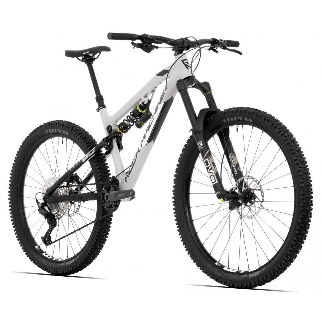 bicicleta rock machine blizzard 50 297 275 matte grey black white 190 l 4