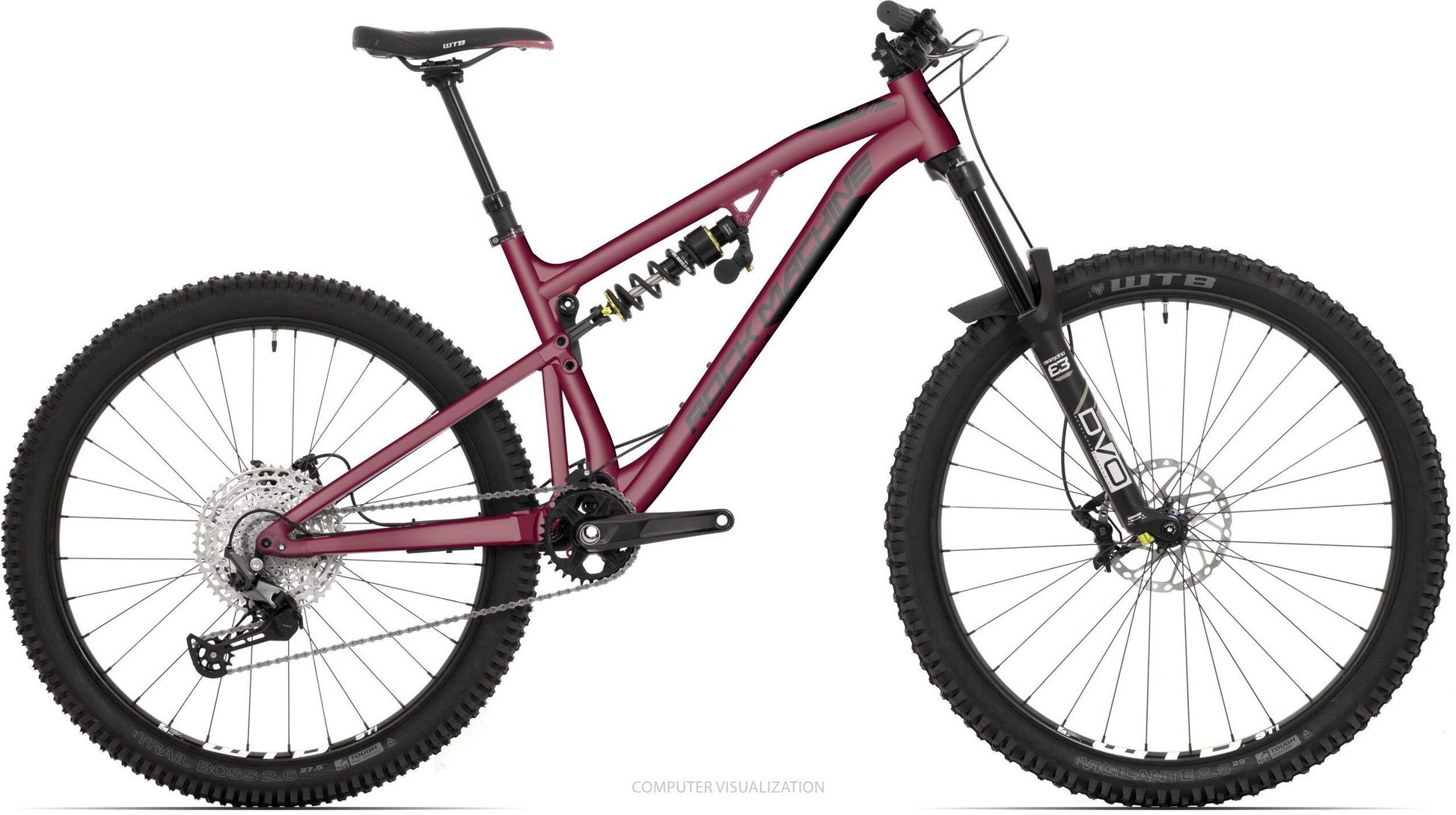 bicicleta rock machine blizzard 70 297 275 matte red black 170 m scaled