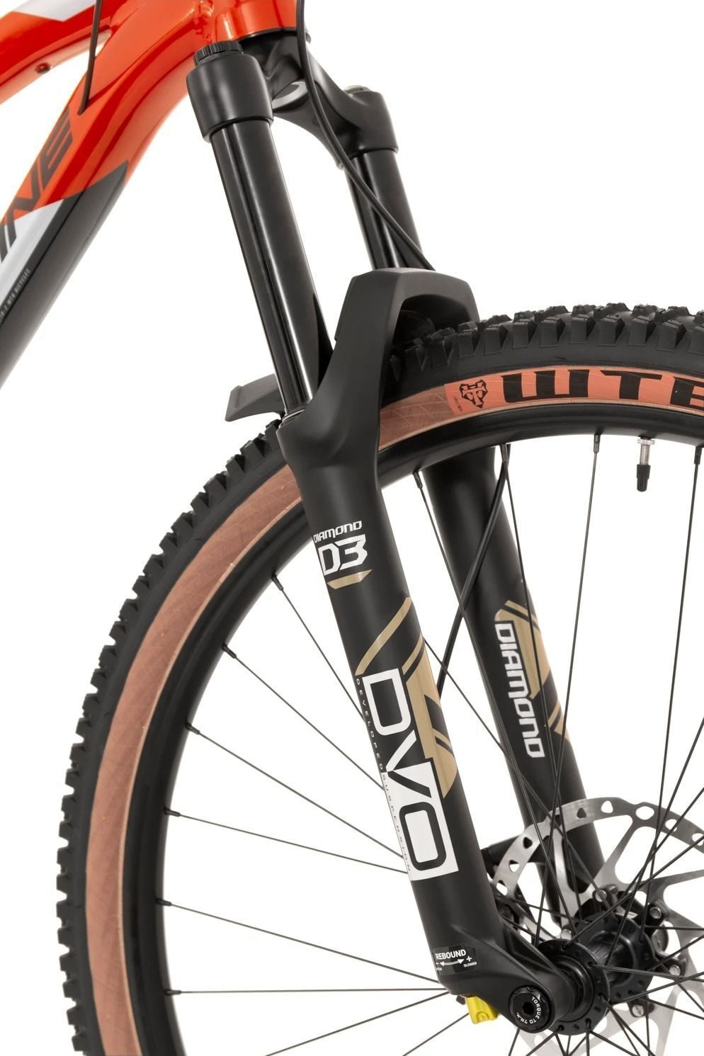 bicicleta rock machine blizzard trl 70 29 29 gloss metallic orange silver black 170 m 3