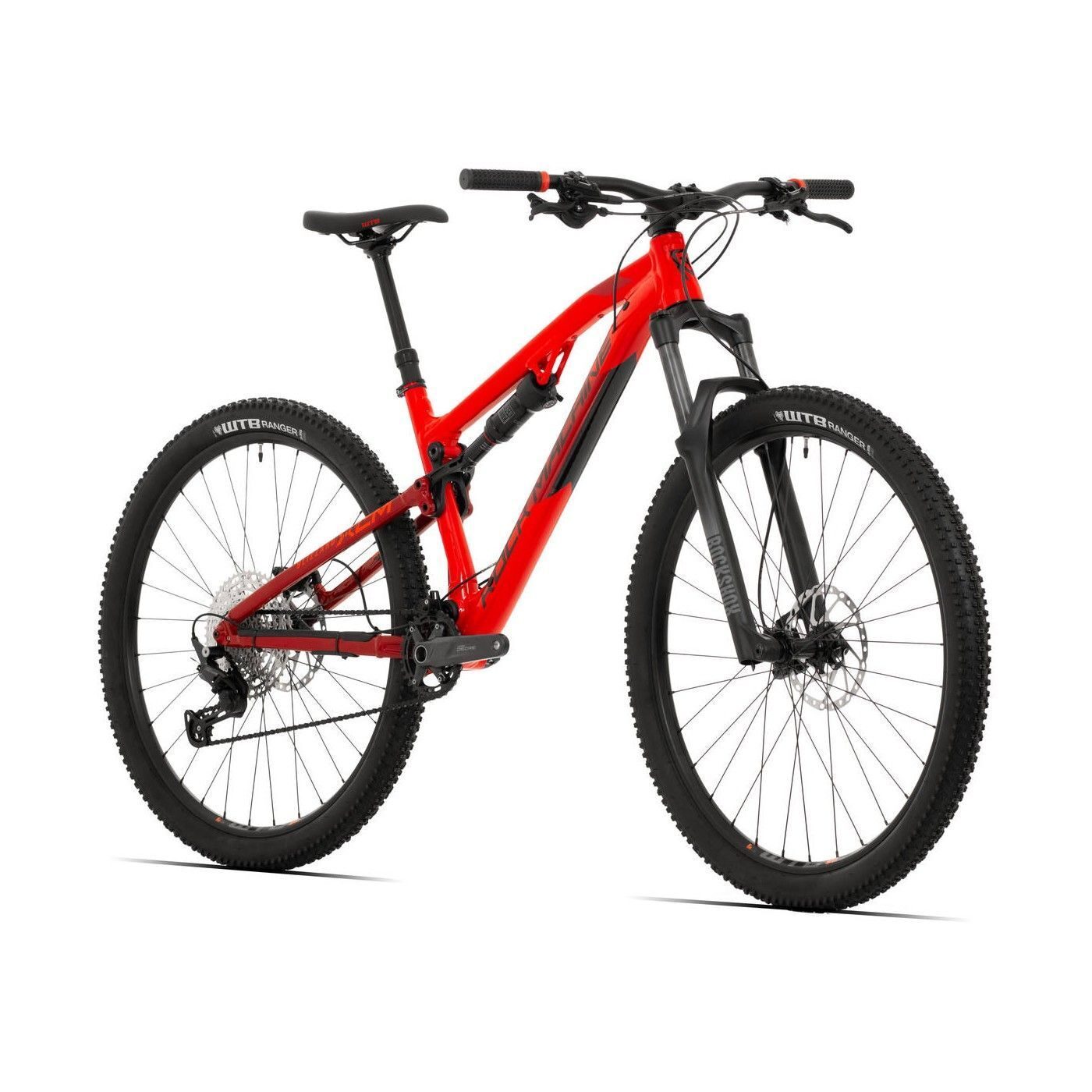 bicicleta rock machine blizzard xcm 30 29 29 gloss red black crimson 190 l