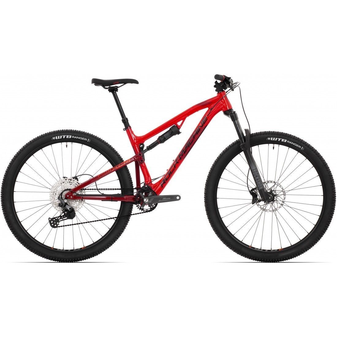 bicicleta rock machine blizzard xcm 30 29 29 gloss red black crimson 210 xl