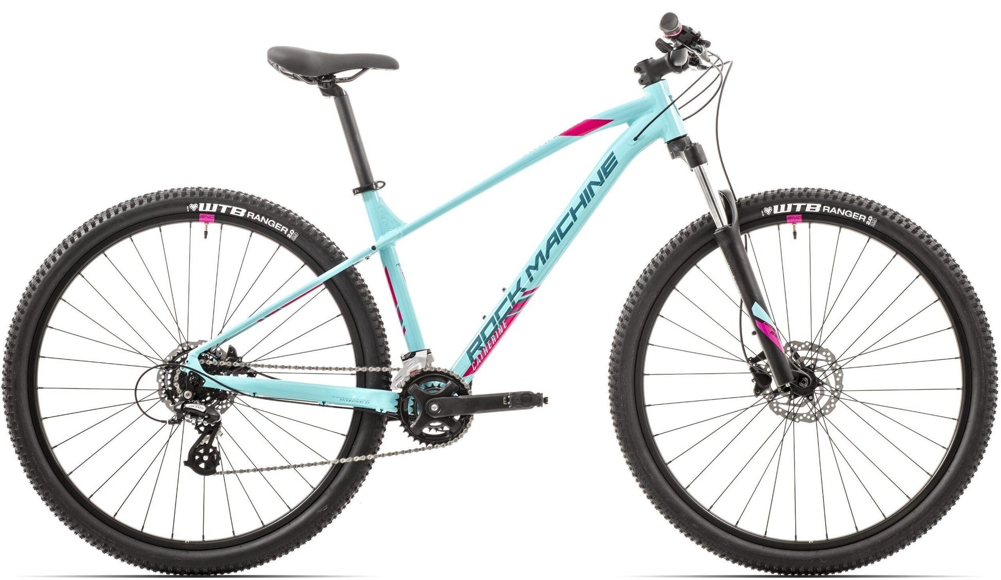 bicicleta rock machine catherine 10 29 29 neon cyan petrol pink 135 xs 2 scaled