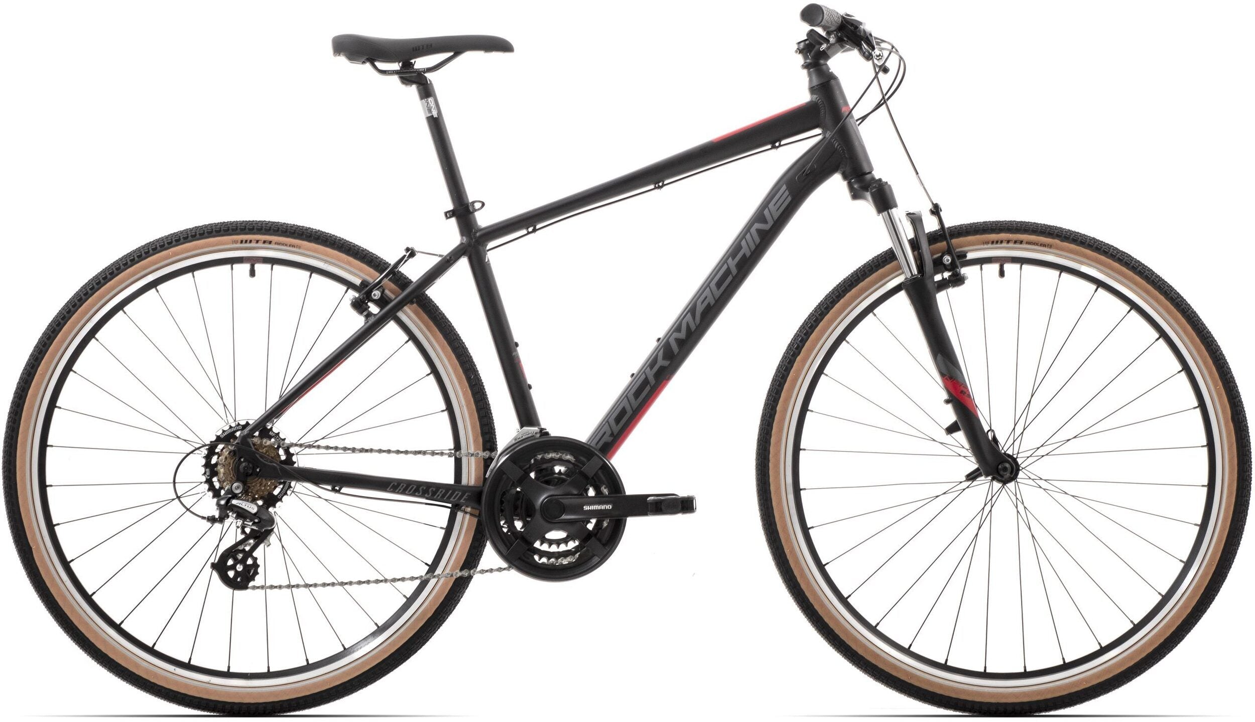 bicicleta rock machine crossride 100 29 matte black grey red 200 l scaled
