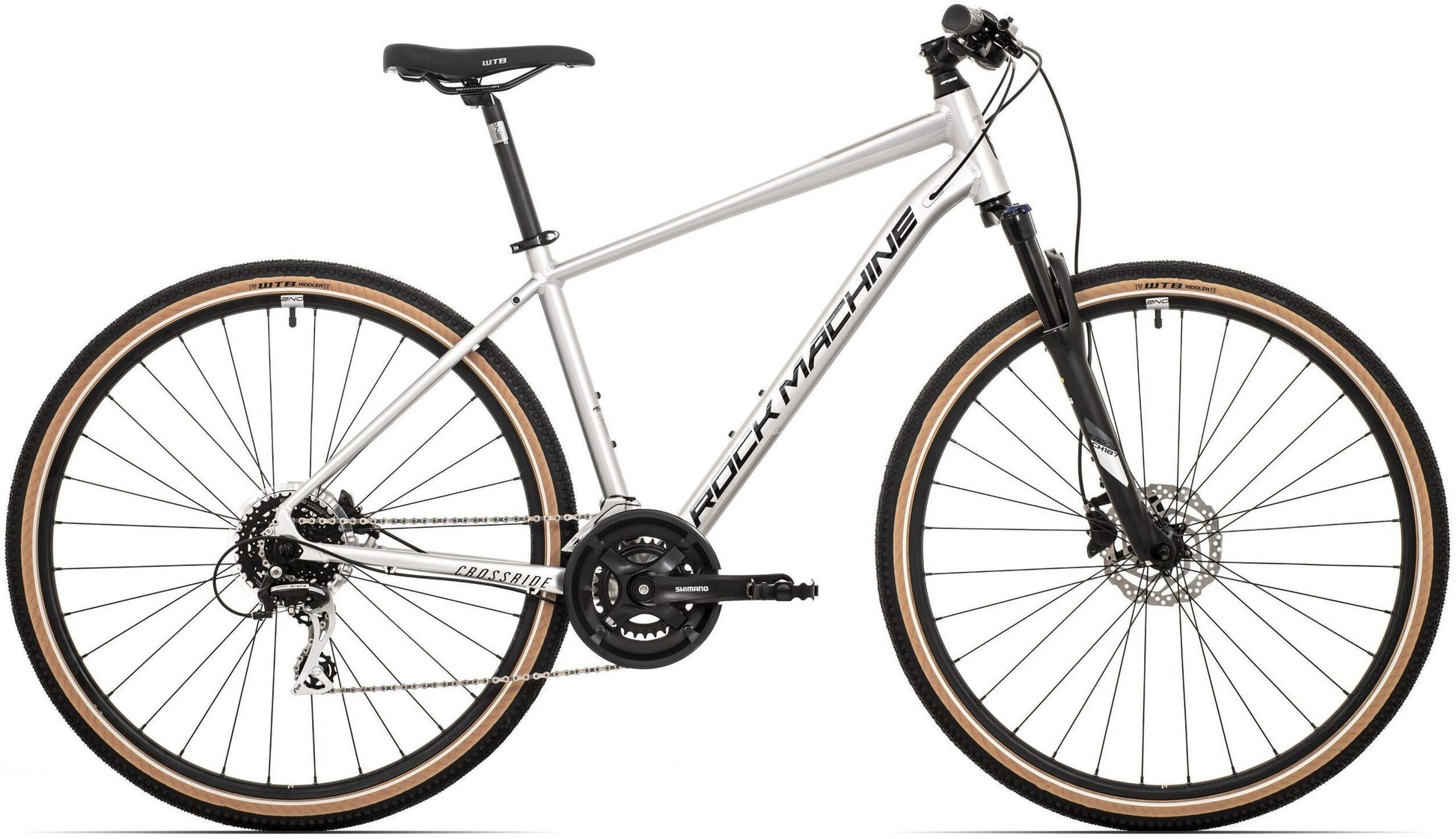 bicicleta rock machine crossride 300 29 gloss silver black grey 220 xl 1 scaled