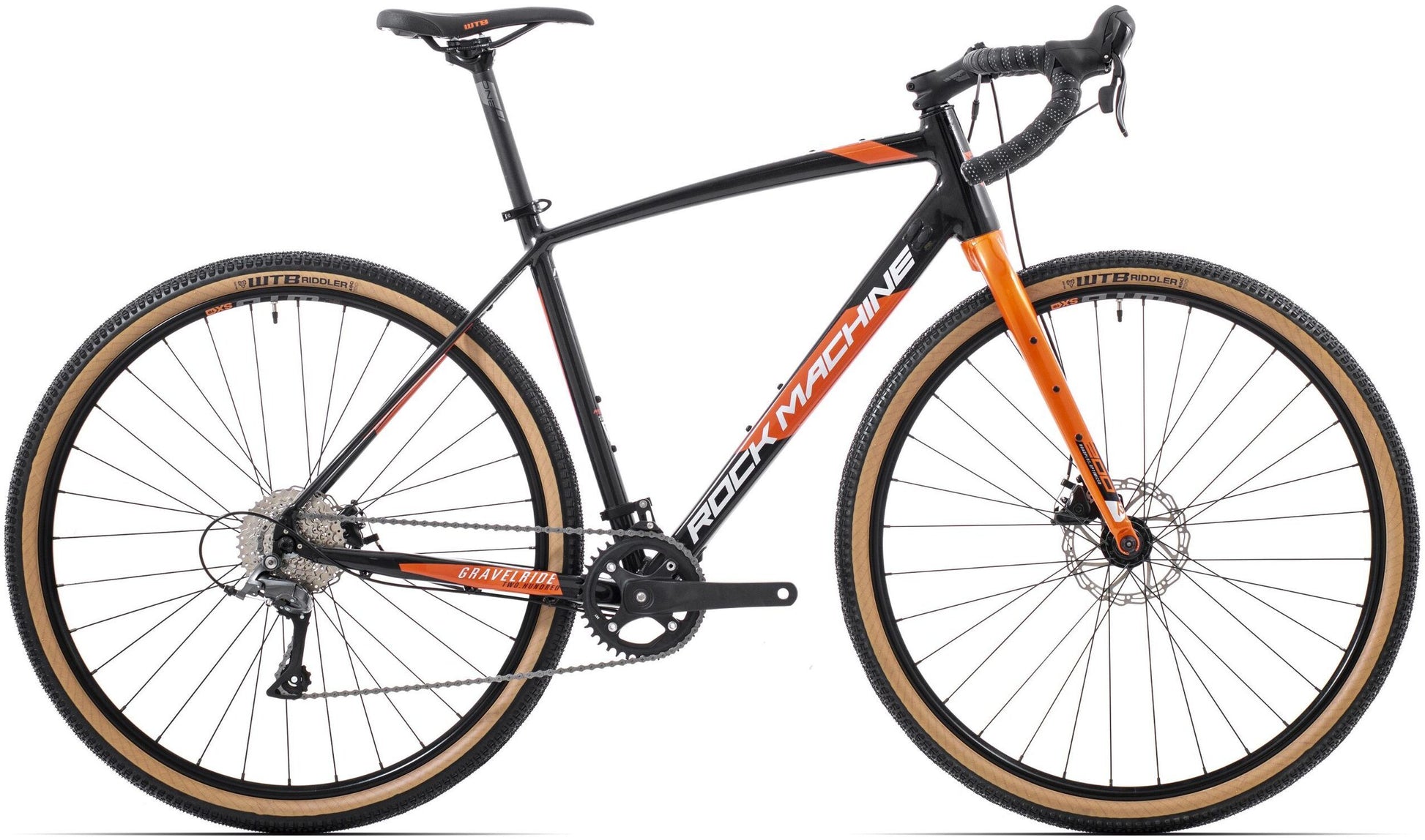 bicicleta rock machine gravelride 200 28 gloss black silver orange 54cm 1 scaled