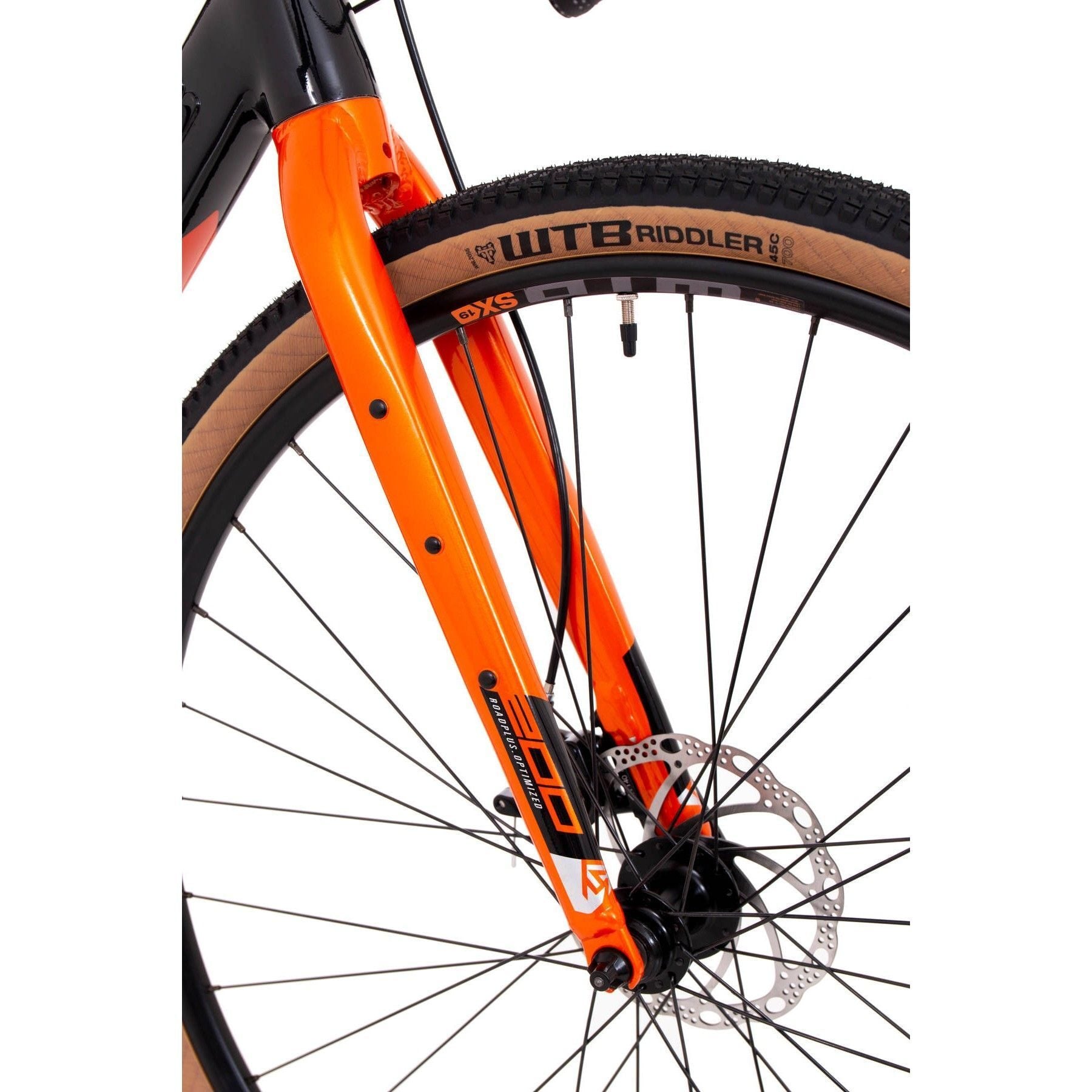 bicicleta rock machine gravelride 200 28 gloss black silver orange 56cm 2