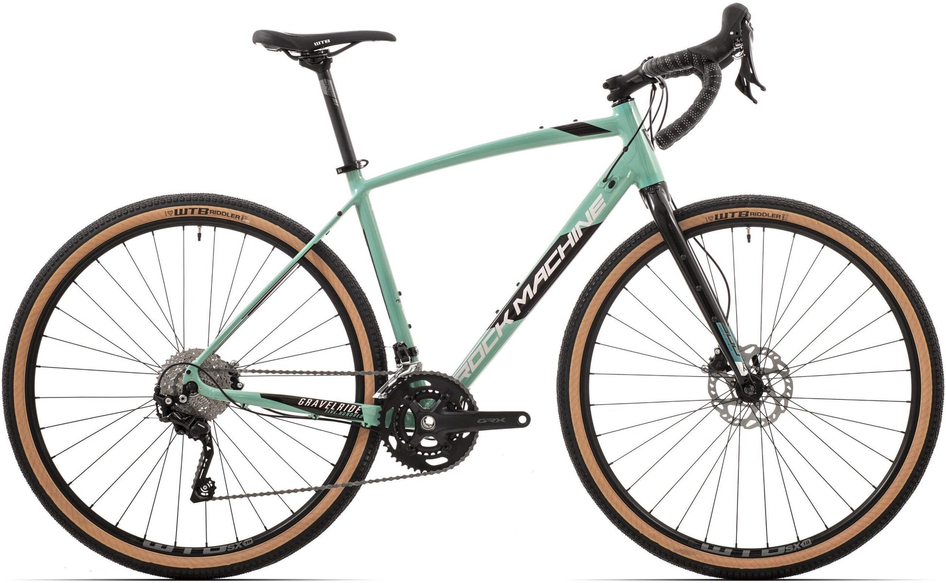 bicicleta rock machine gravelride 500 28 gloss mint silver black 56cm 1 scaled