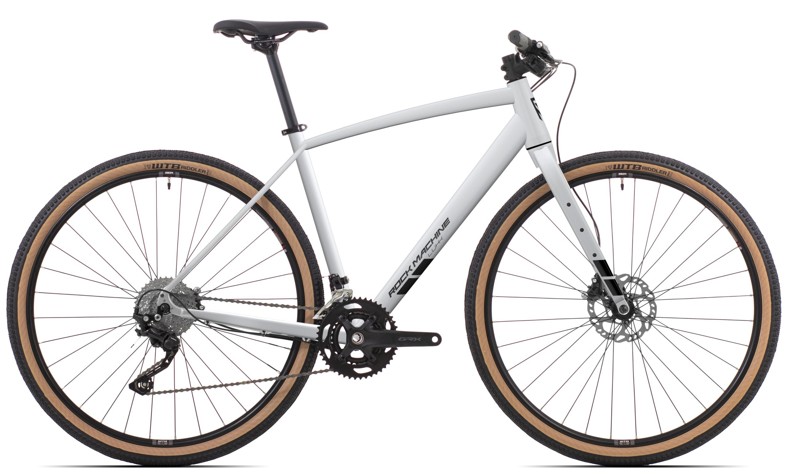 Bicicleta Rock Machine Lukk 20 Flat Bar 28 Matte Limerock Grey 50cm - (S)