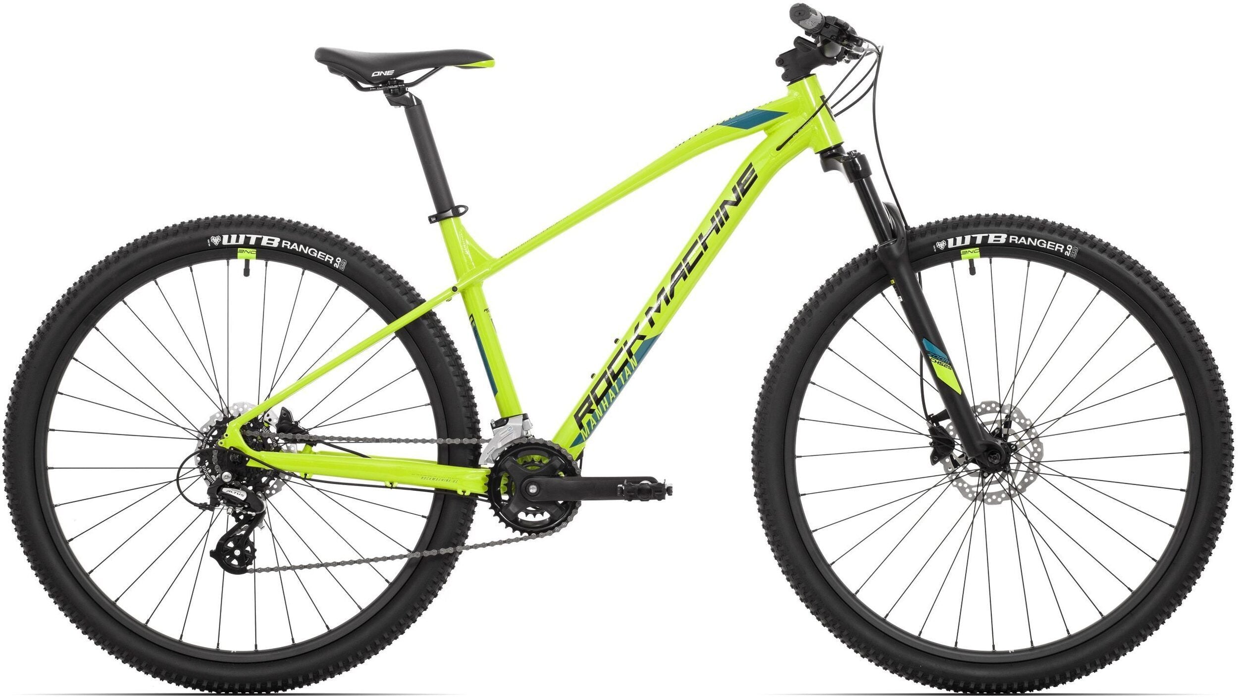 bicicleta rock machine manhattan 40 29 29 gloss radioactive yellow black petrol blue 210 xl 1 scaled