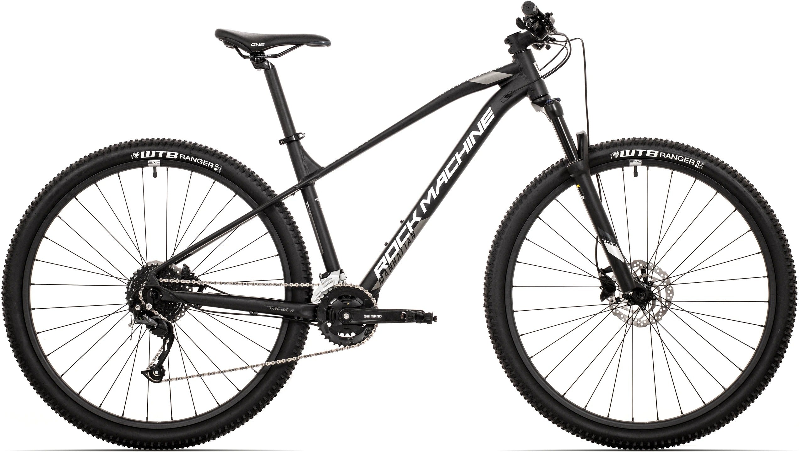 Bicicleta Rock Machine Manhattan 90-29 29 Matte Black 17.0 - (M)