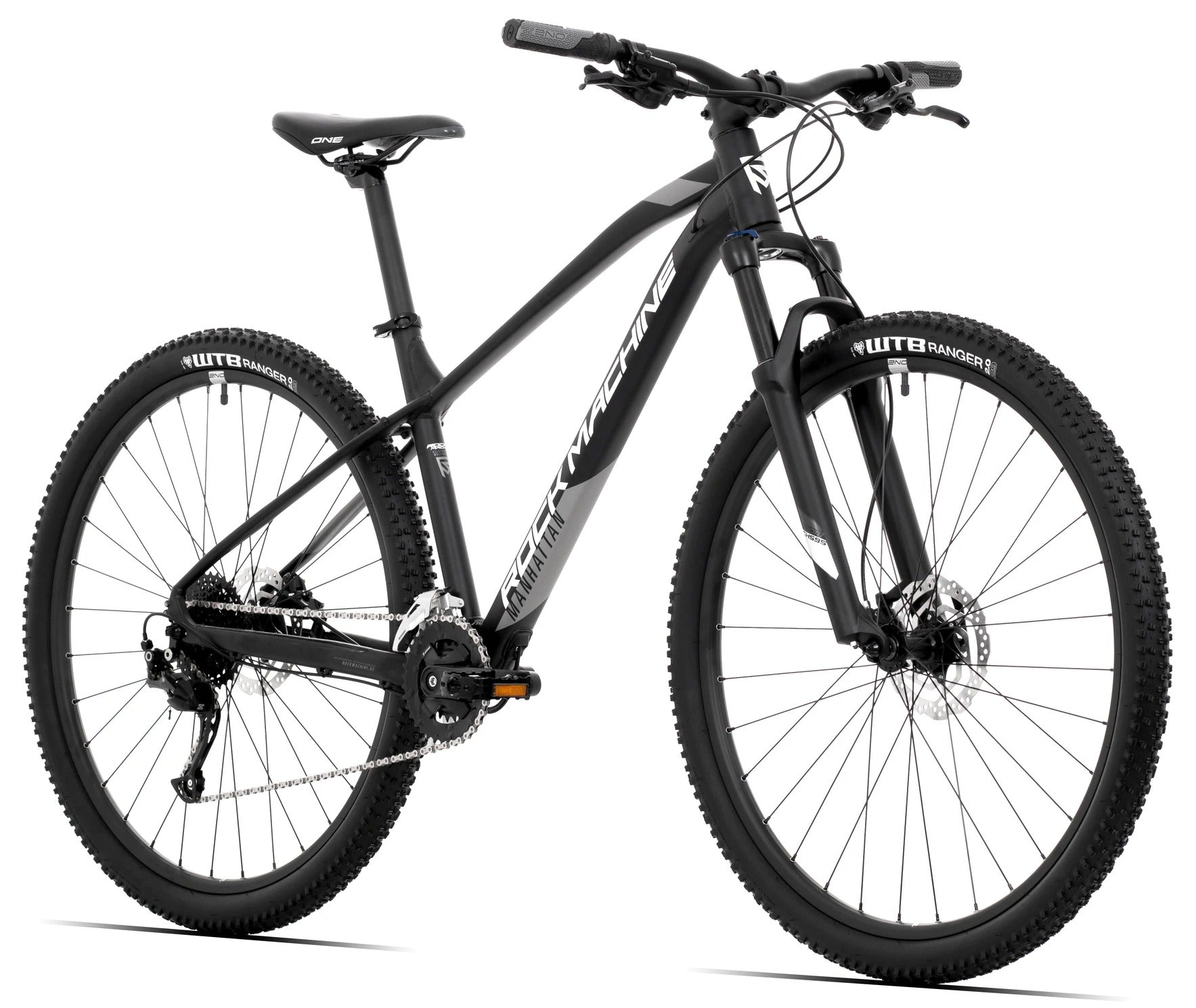 Bicicleta Rock Machine Manhattan 90-29 29 Matte Black 19.0 - (L)