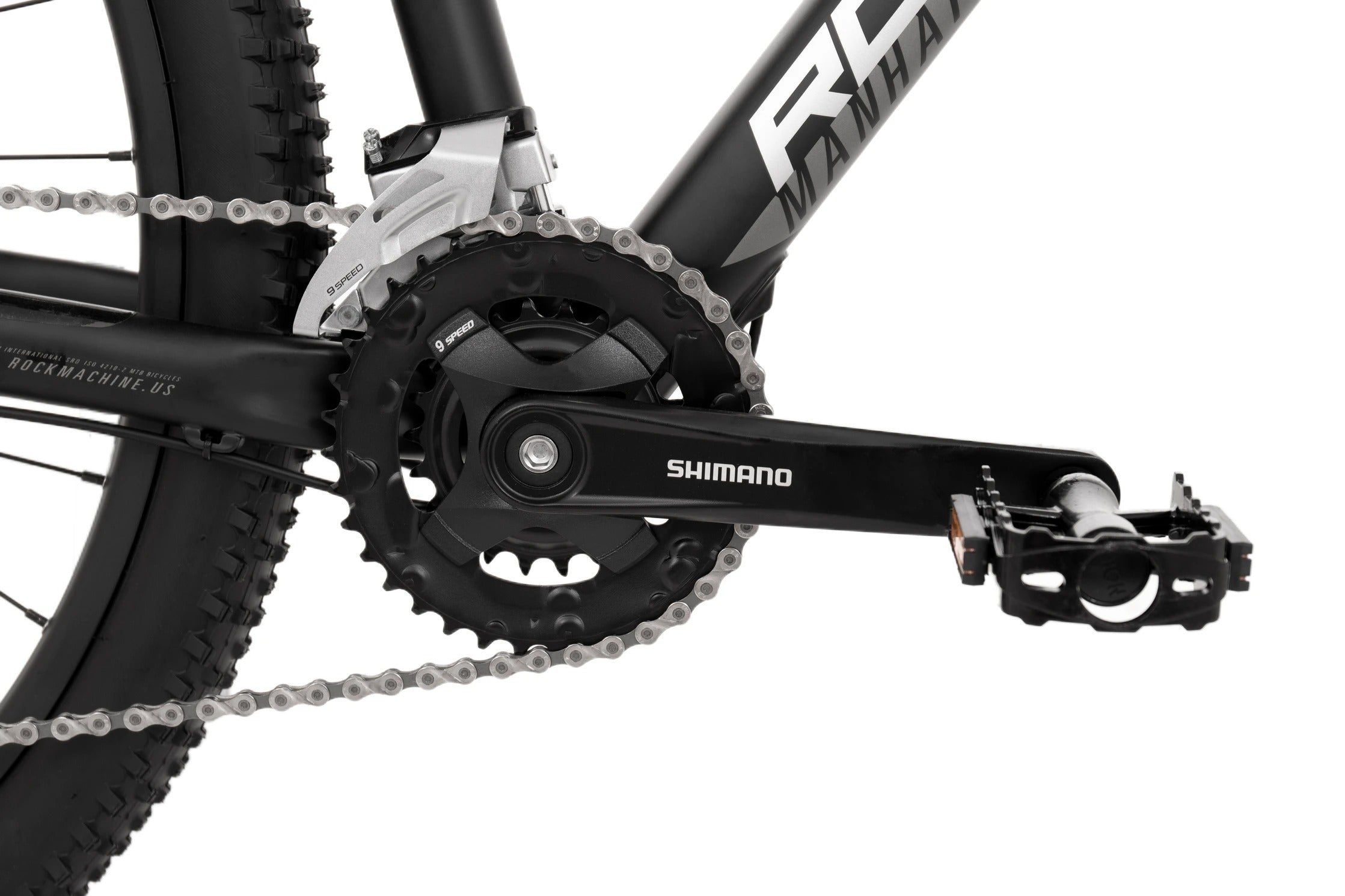 Bicicleta Rock Machine Manhattan 90-29 29 Matte Black 19.0 - (L)