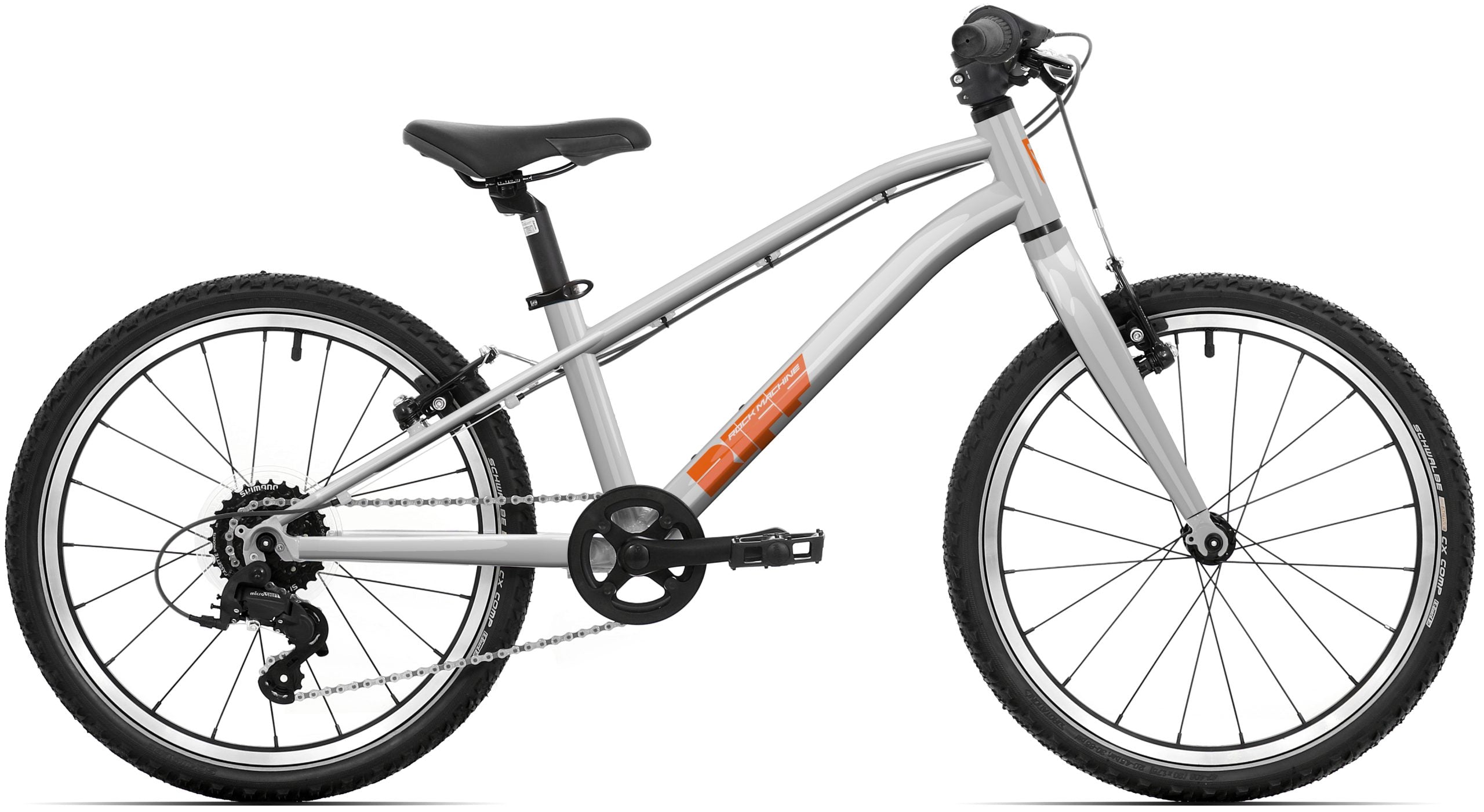 Bicicleta Rock Machine Riff Jr 20 20 Gloss Limerock Grey