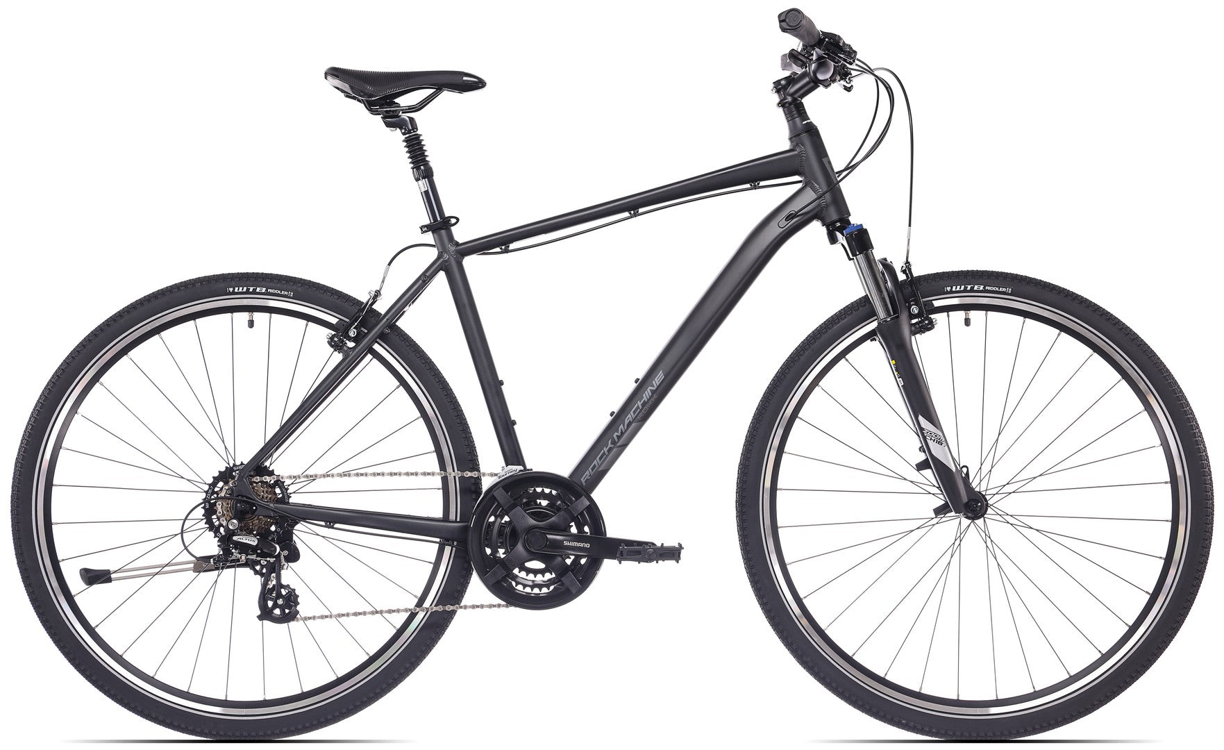 Bicicleta Rock Machine Rokk 30 28 Matte Black 51cm - (L)