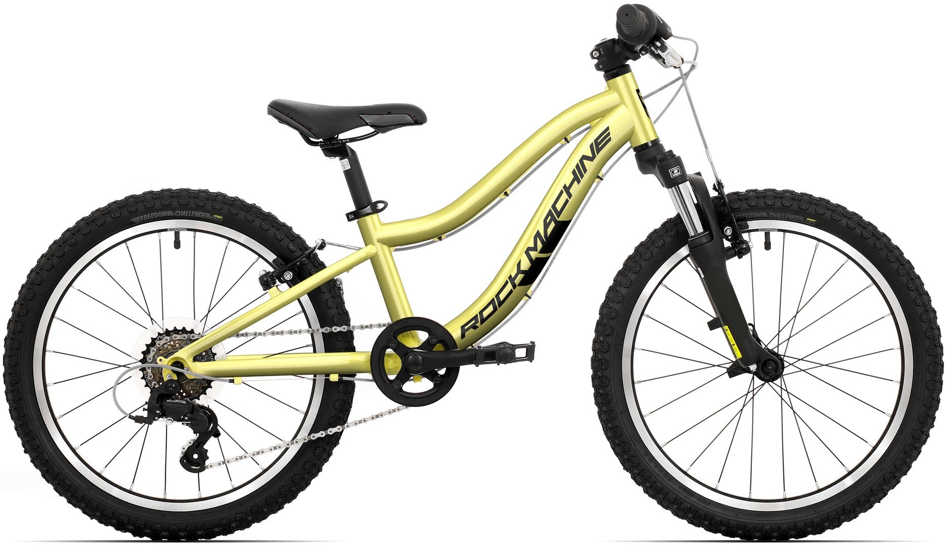 Bicicleta Rock Machine Storm 20 VB Gloss Gloss Sulfur Yellow