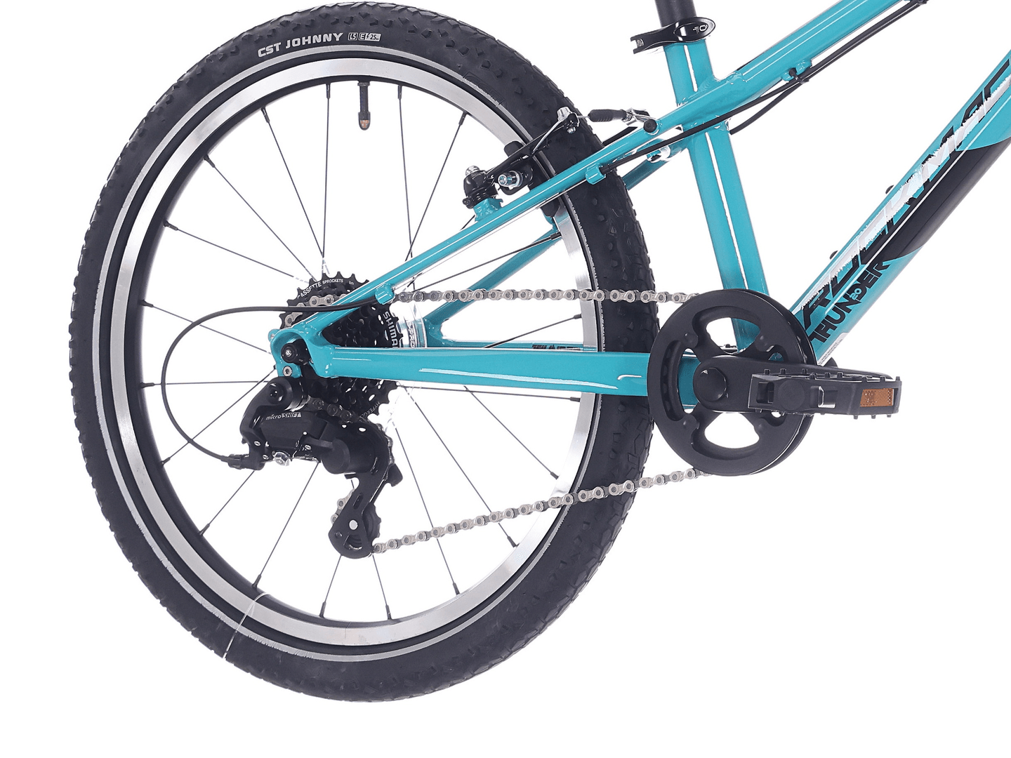 Bicicleta Rock Machine Thunder 20 VB Gloss Jade Blue