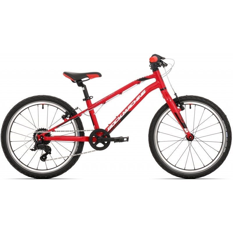 bicicleta rock machine thunder 20 vb gloss red white black 1