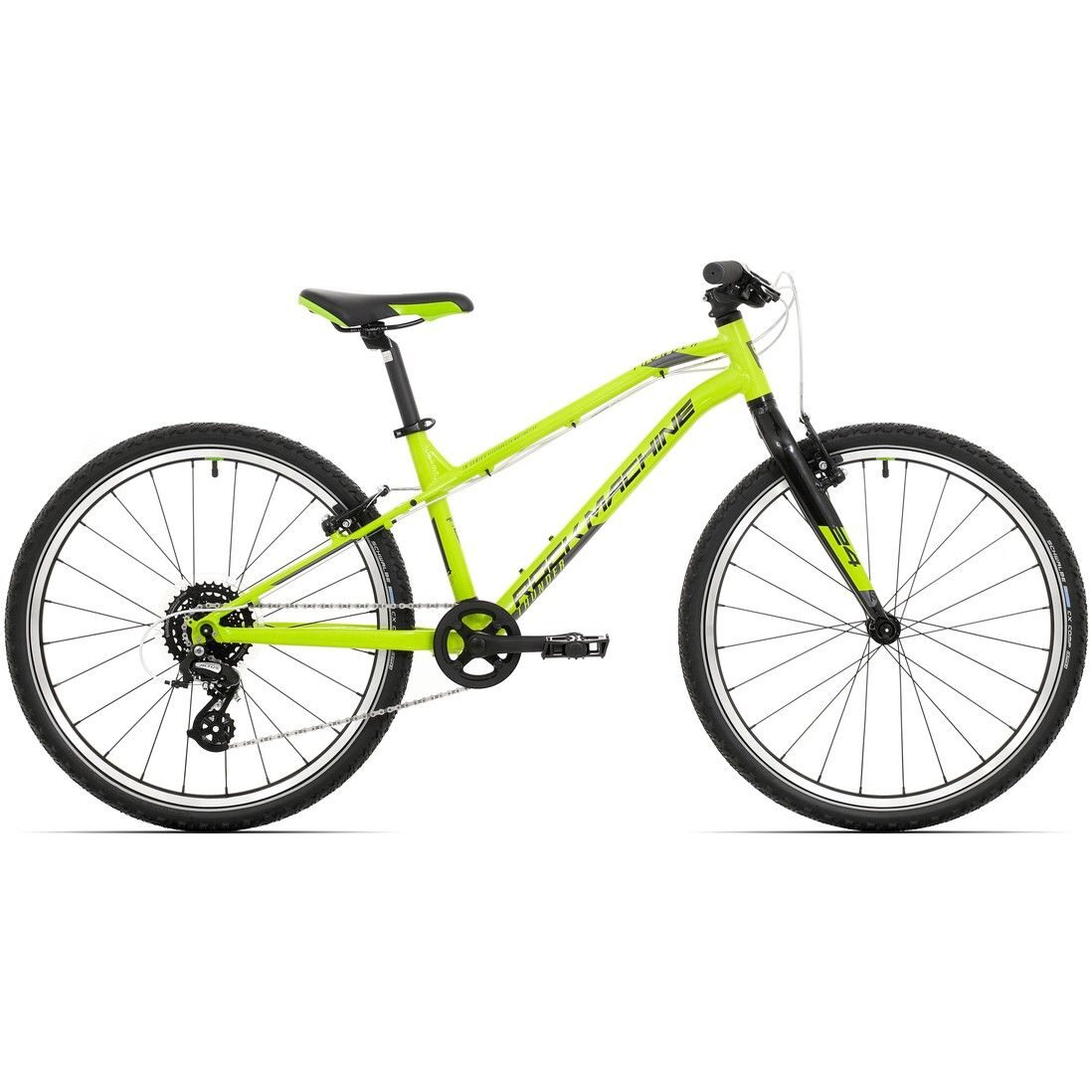bicicleta rock machine thunder 24 vb gloss radioactive yellow black grey 3