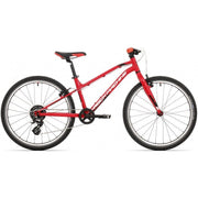 bicicleta rock machine thunder 24 vb gloss red white black