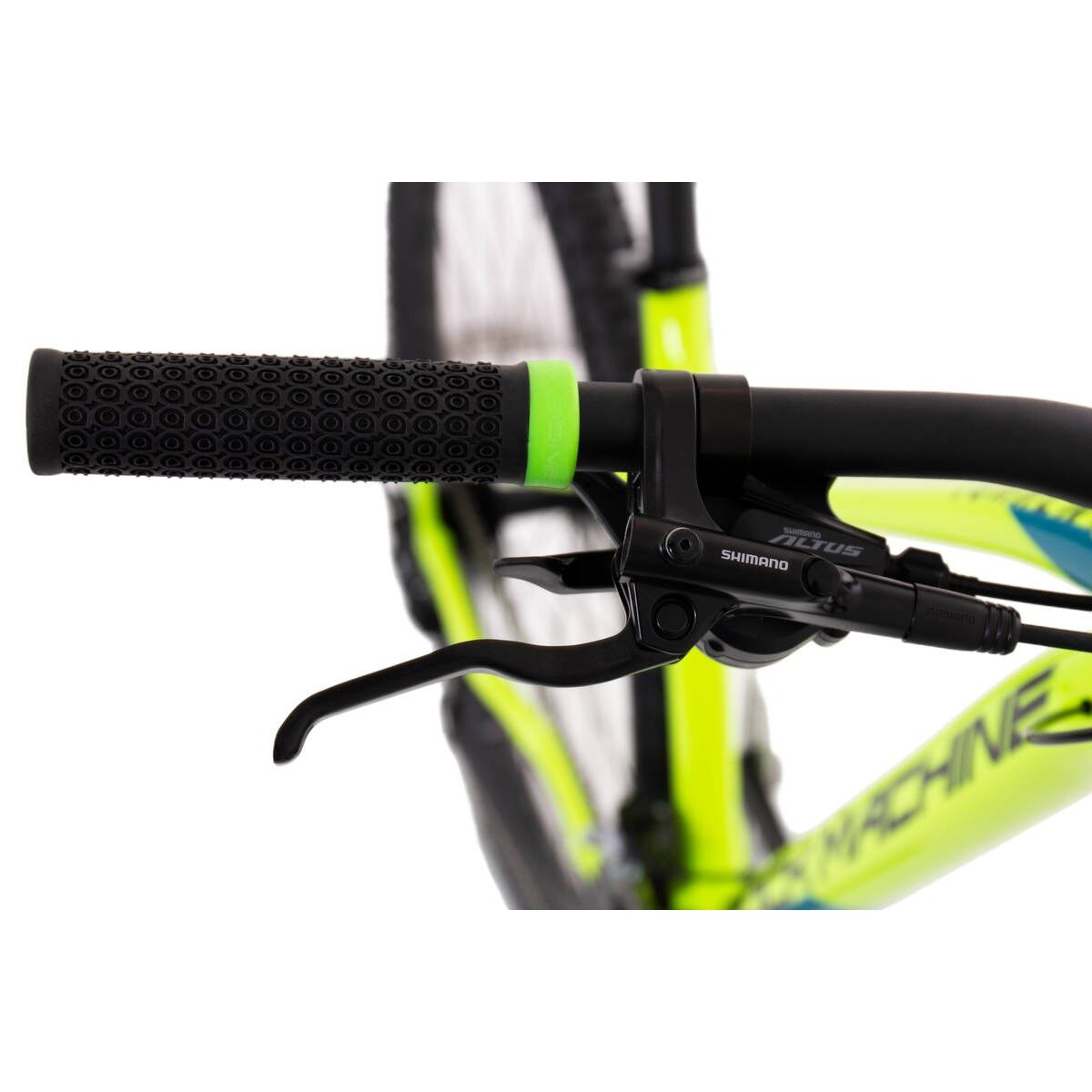 bicicleta rock machine torrent 20 29 29 gloss radioactive yellow black petrol 170 m 1