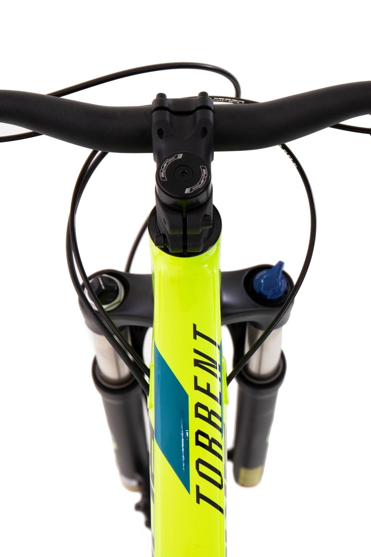 bicicleta rock machine torrent 20 29 29 gloss radioactive yellow black petrol 190 l 3