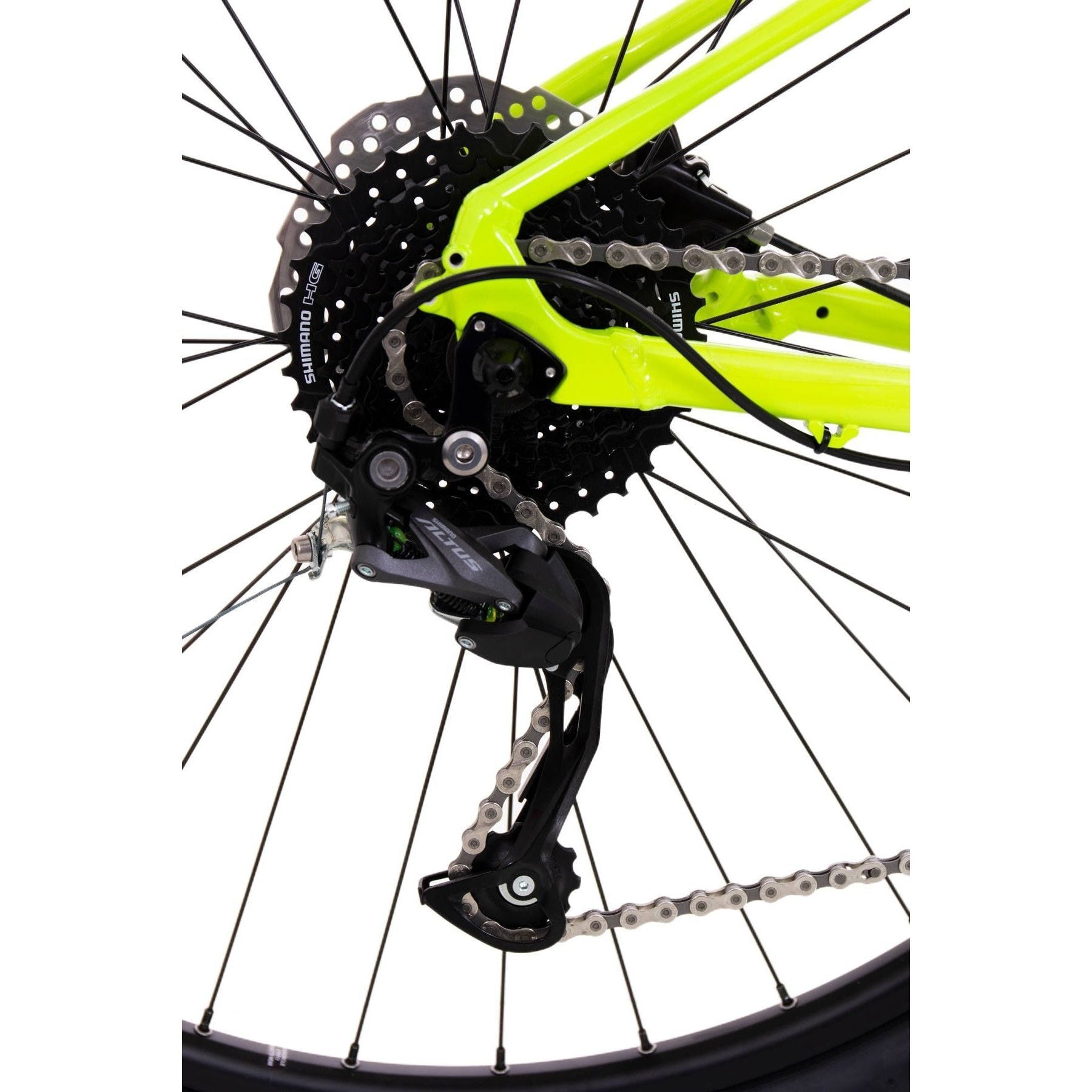 bicicleta rock machine torrent 20 29 29 gloss radioactive yellow black petrol 230 xxl 5