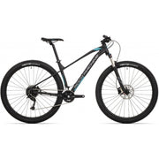 bicicleta rock machine torrent 30 29 29 matte black dark grey petrol blue 190 l