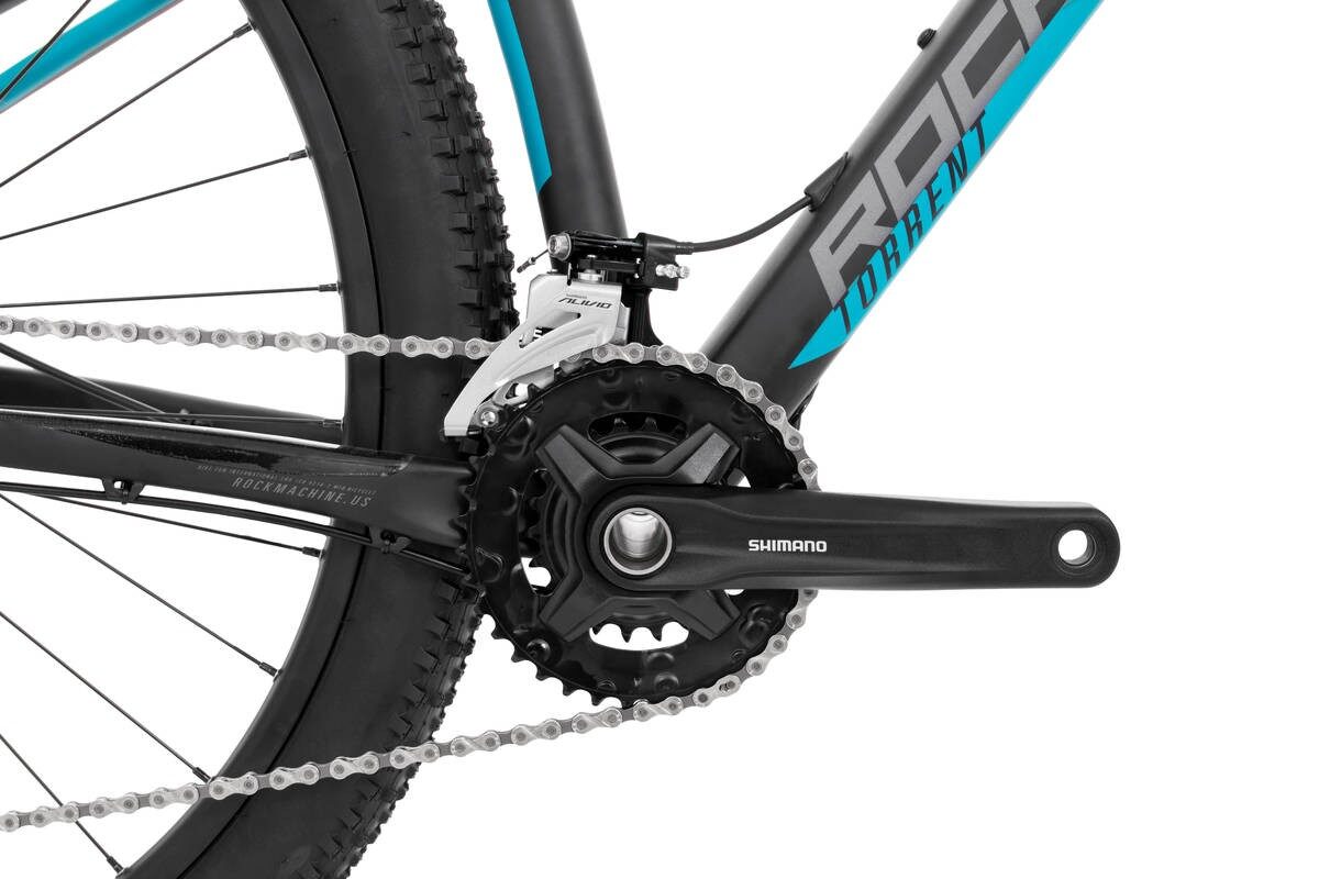 bicicleta rock machine torrent 30 29 29 matte black grey petrol 170 m 2