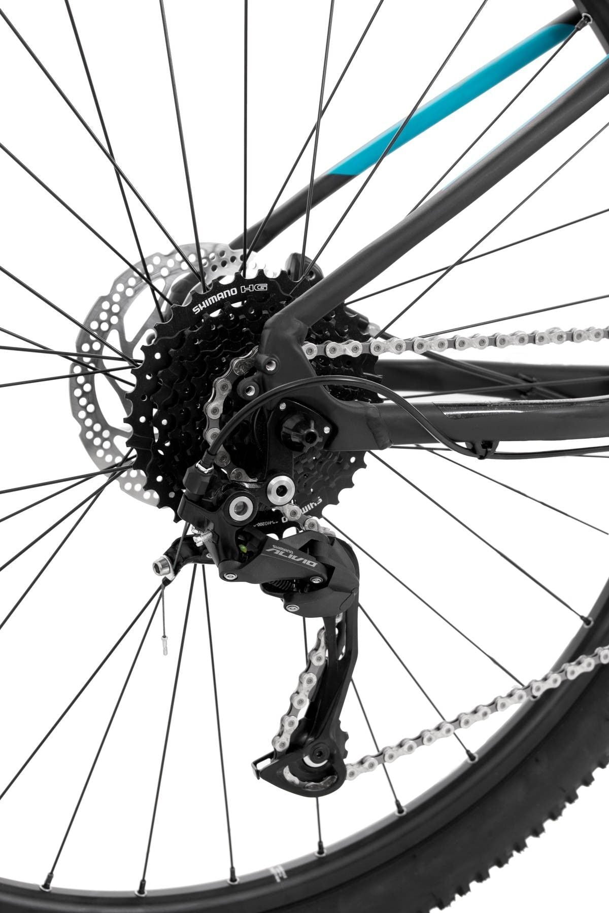 bicicleta rock machine torrent 30 29 29 matte black grey petrol 170 m 4