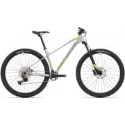 bicicleta rock machine torrent 60 29 29 gloss grey grey radioactive yellow 210 xl