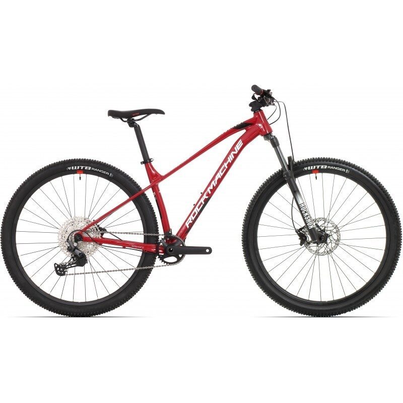 bicicleta rock machine torrent 70 29 29 gloss red white black 190 l