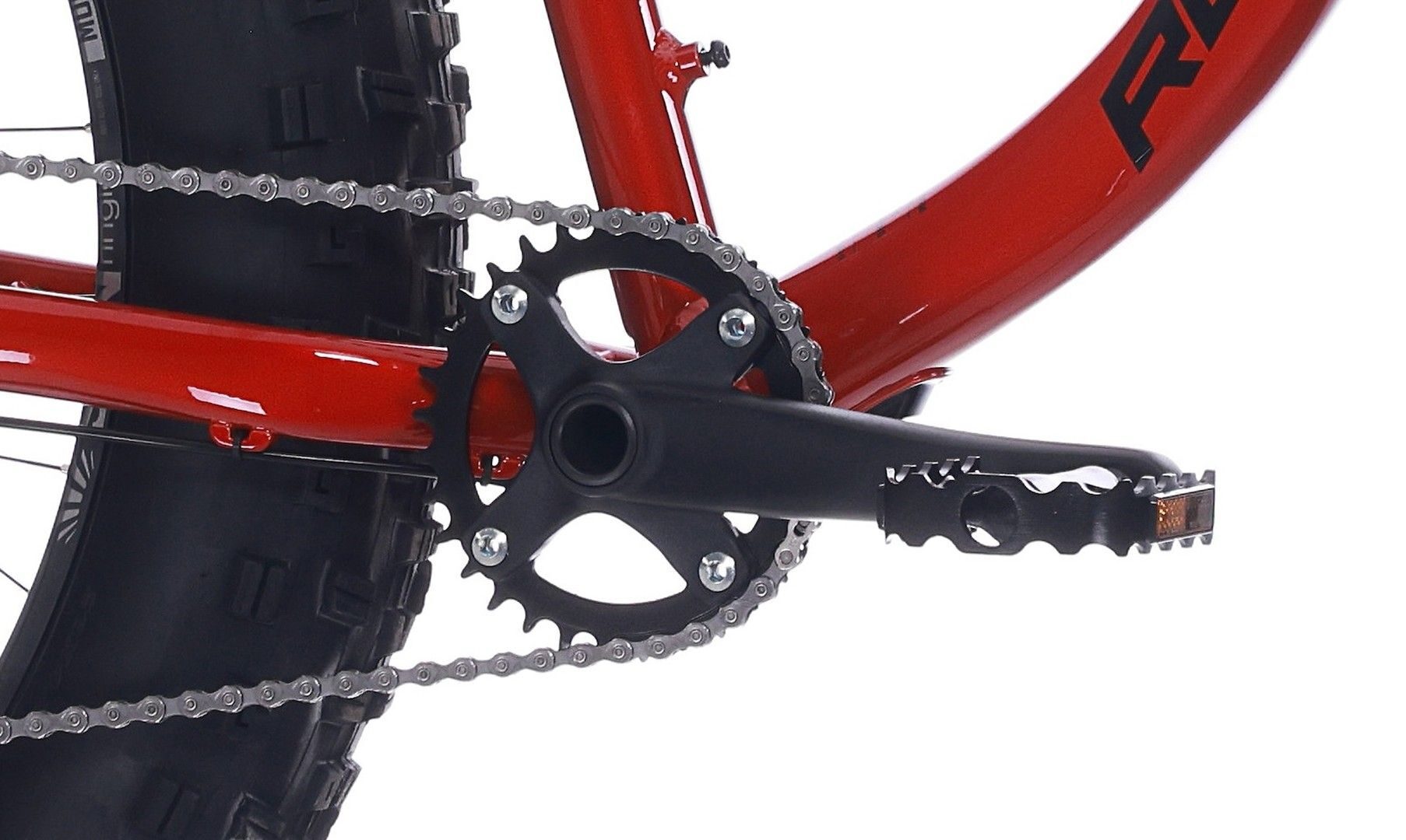 bicicleta rock machine vyory 30 29 gloss metallic orange black 190 l 4