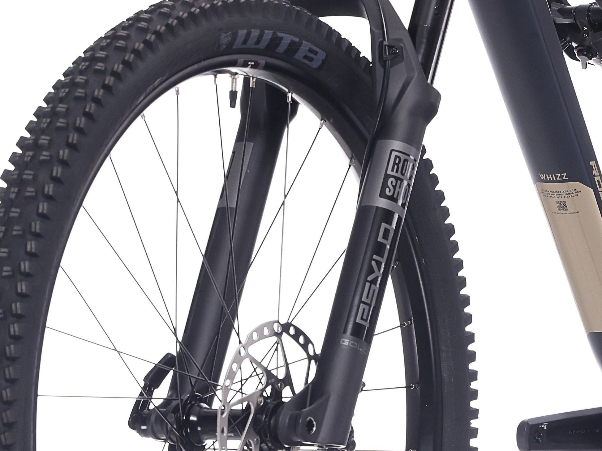 bicicleta rock machine whizz fs i 50 29 matte deep ocean blue 160 m 5