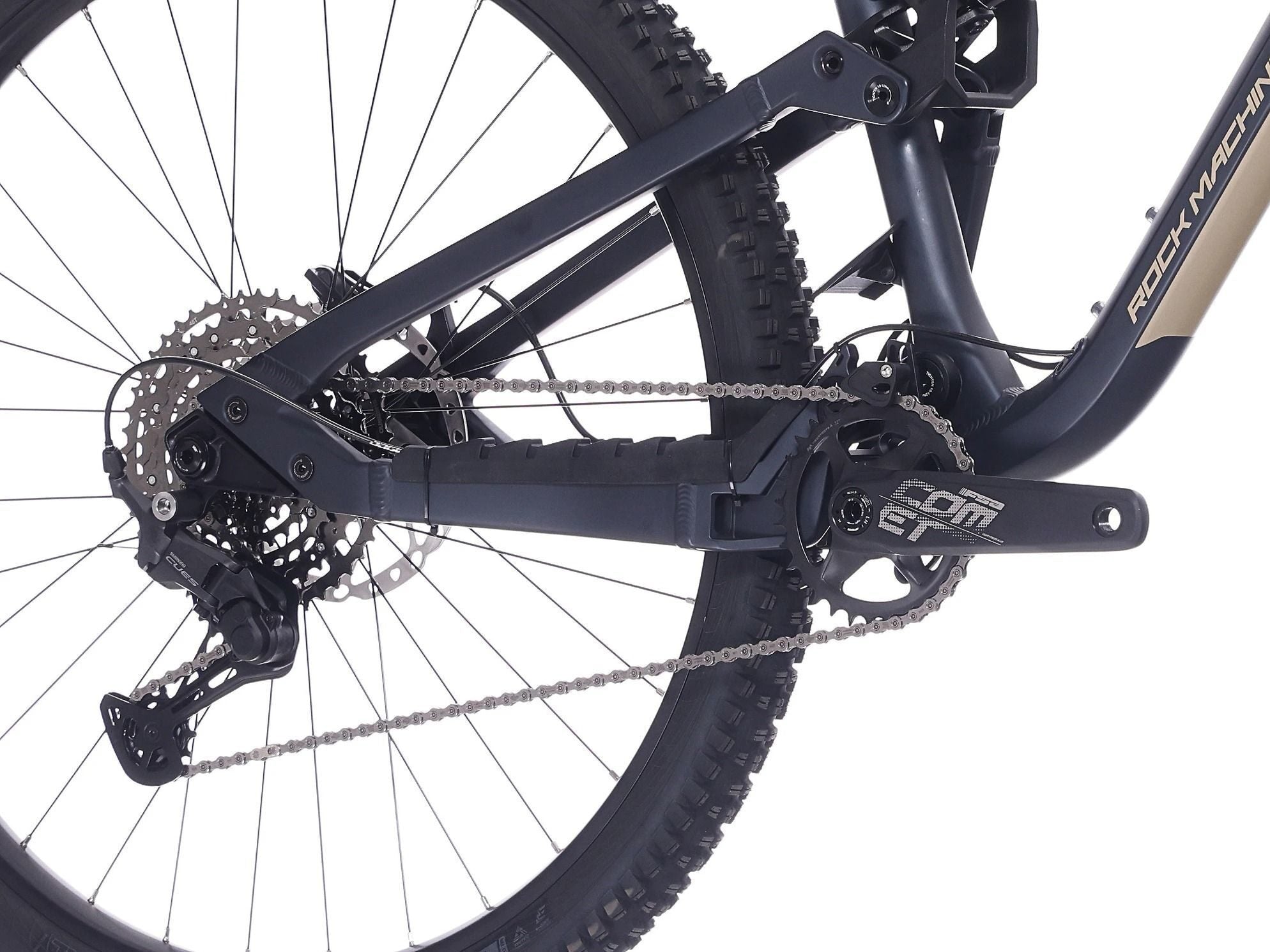 bicicleta rock machine whizz fs i 50 29 matte deep ocean blue 165 l 7
