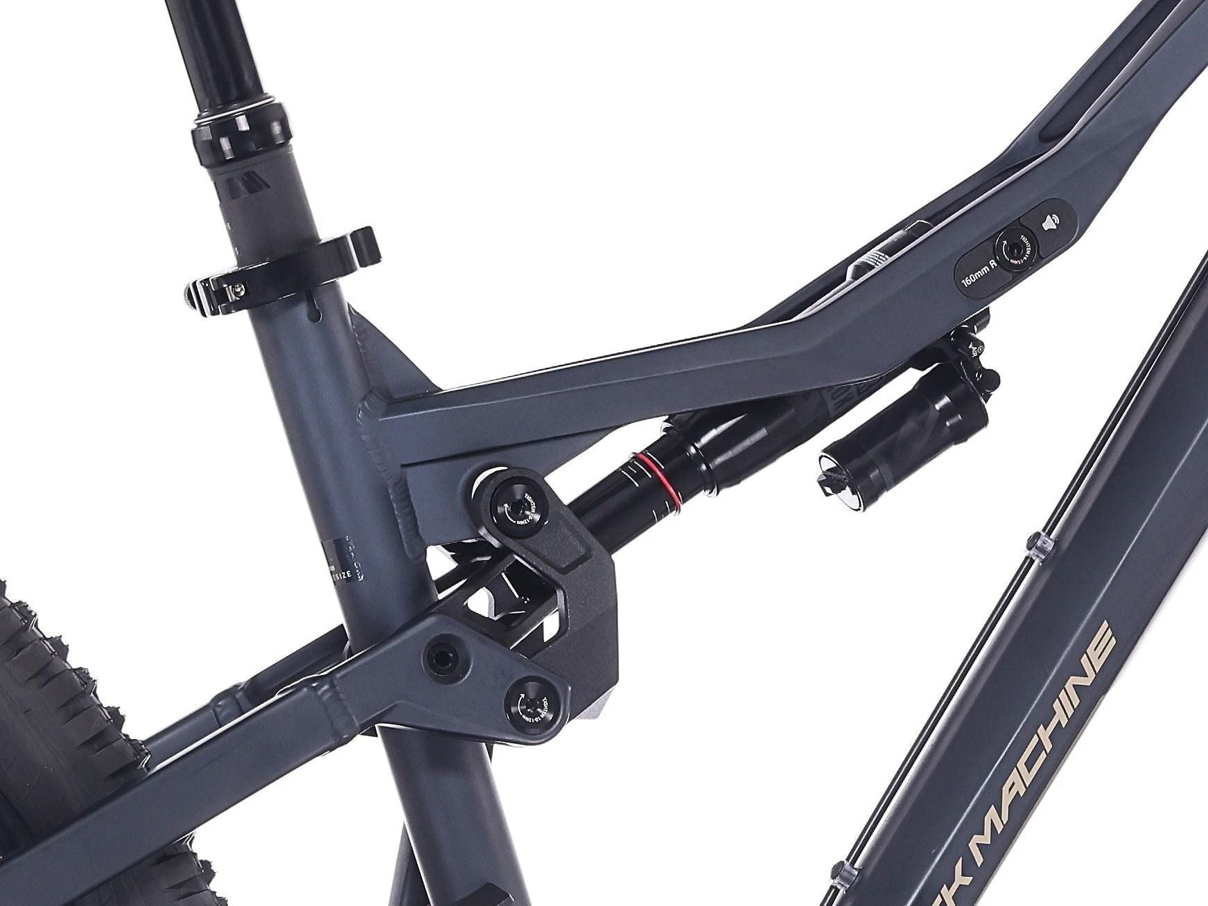 bicicleta rock machine whizz fs ii 50 275 29 matte deep ocean blue 160 m 1