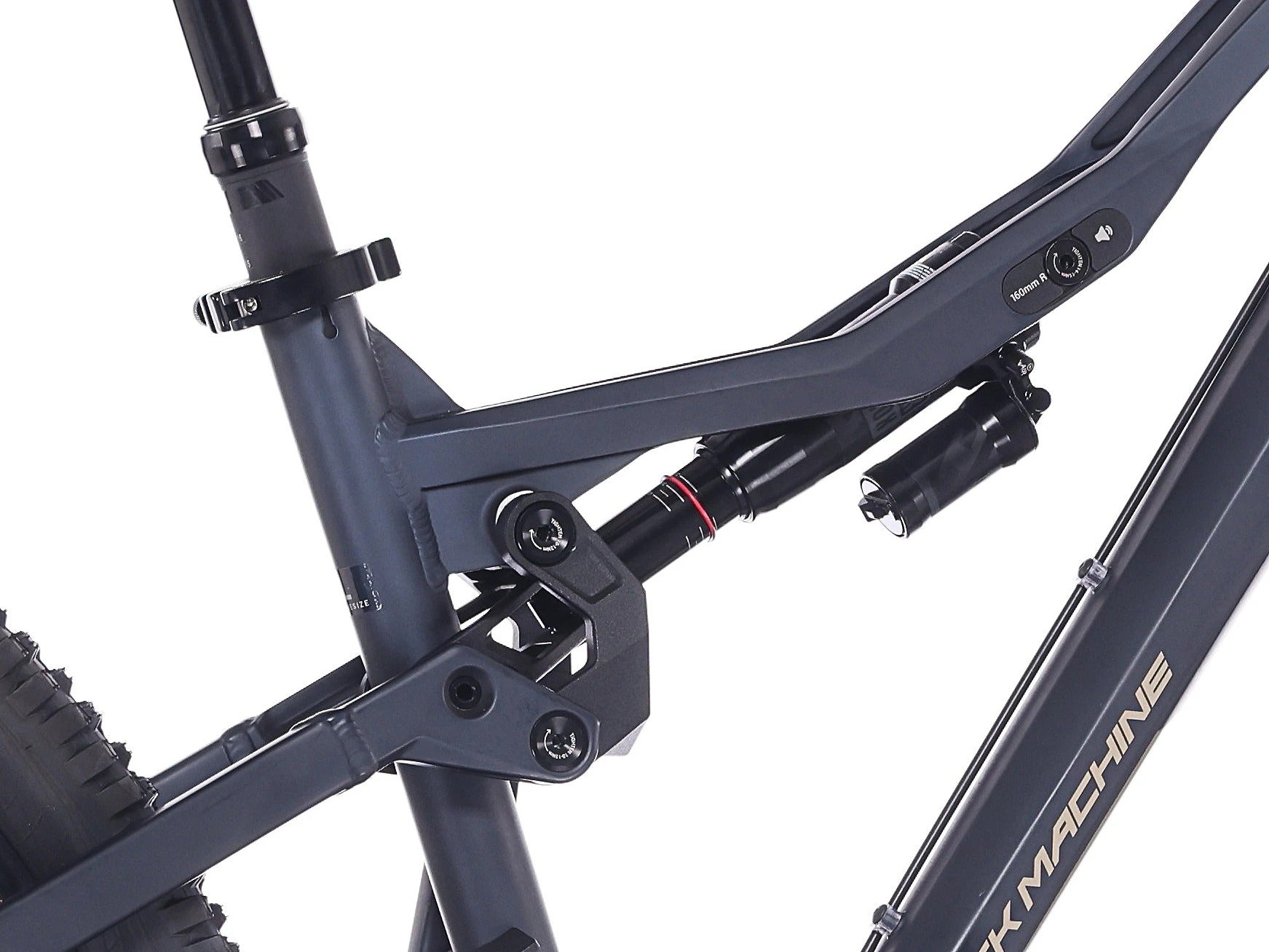 Bicicleta Rock Machine Whizz FS II 50 27.5/29 Matte Deep Ocean Blue 16.5 - (L)