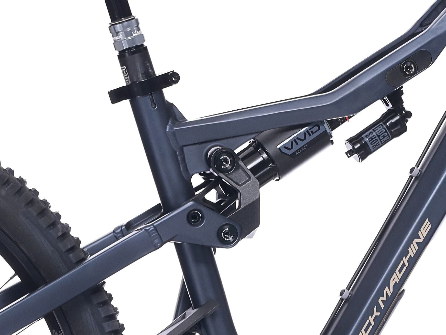 bicicleta rock machine whizz fs ii 90 axs 275 29 matte deep ocean blue 160 m 1