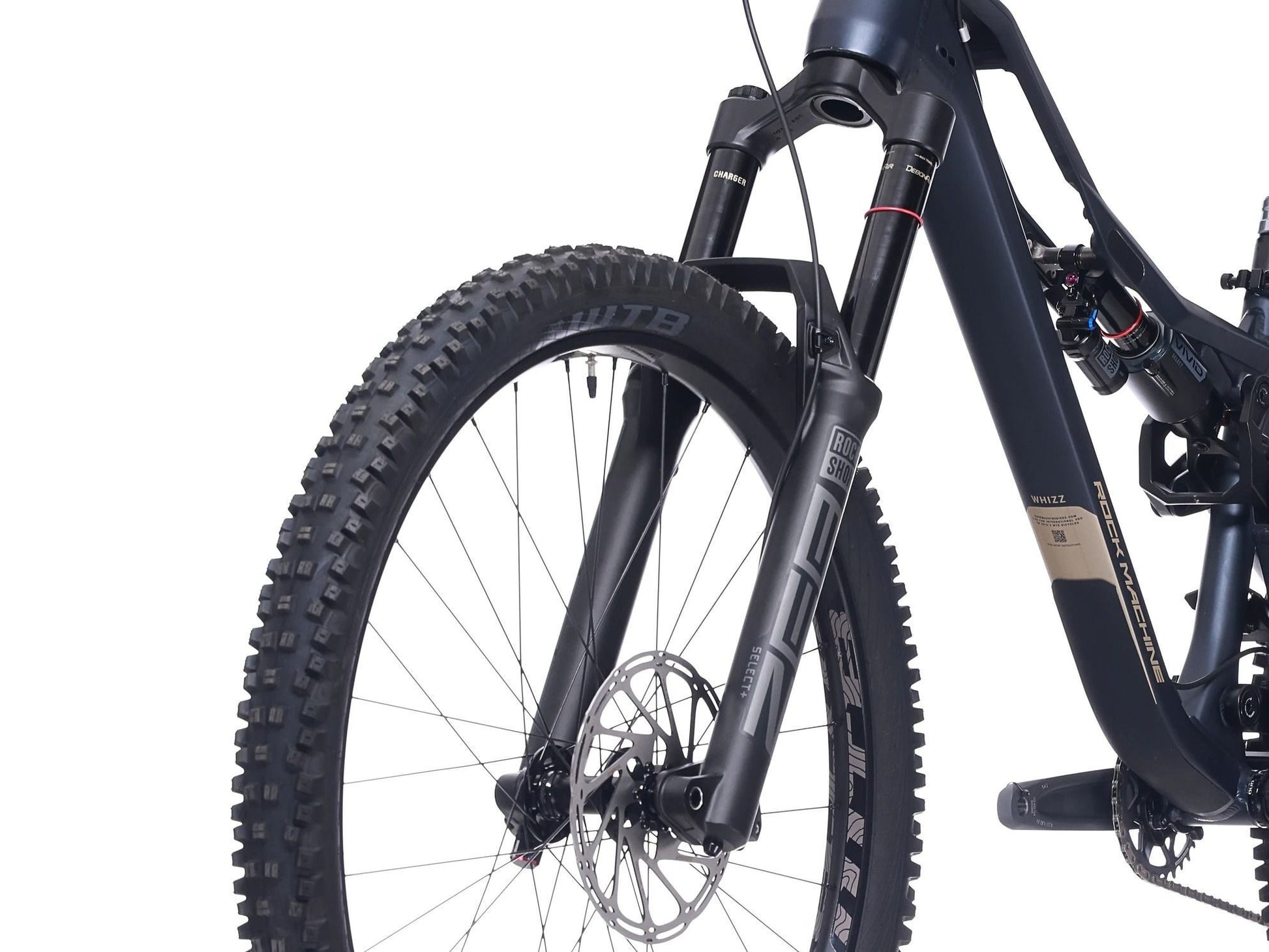 bicicleta rock machine whizz fs ii 90 axs 275 29 matte deep ocean blue 160 m 5
