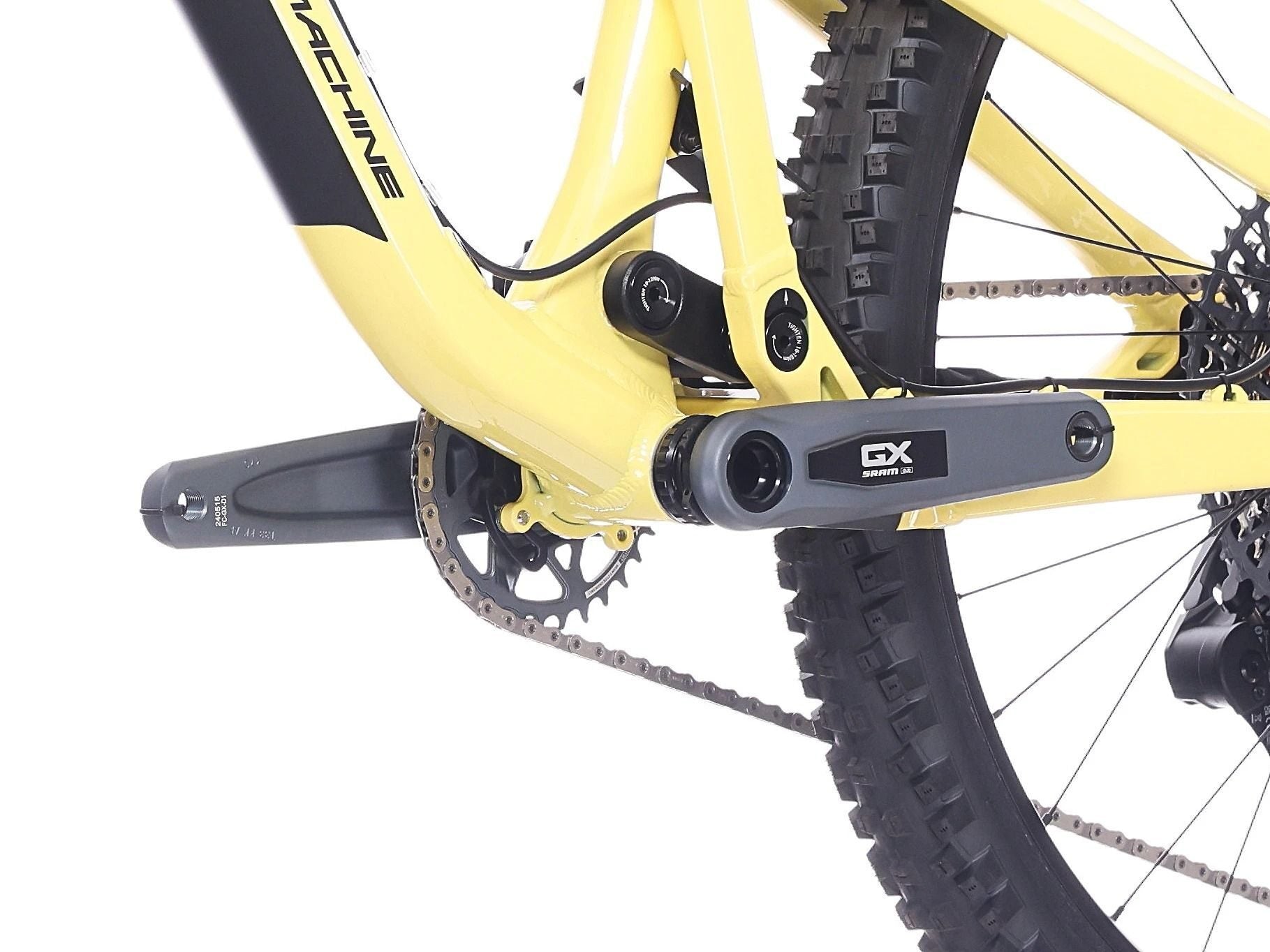 bicicleta rock machine whizz fs iii 90 axs 275 sulfur yellow 165 l 4