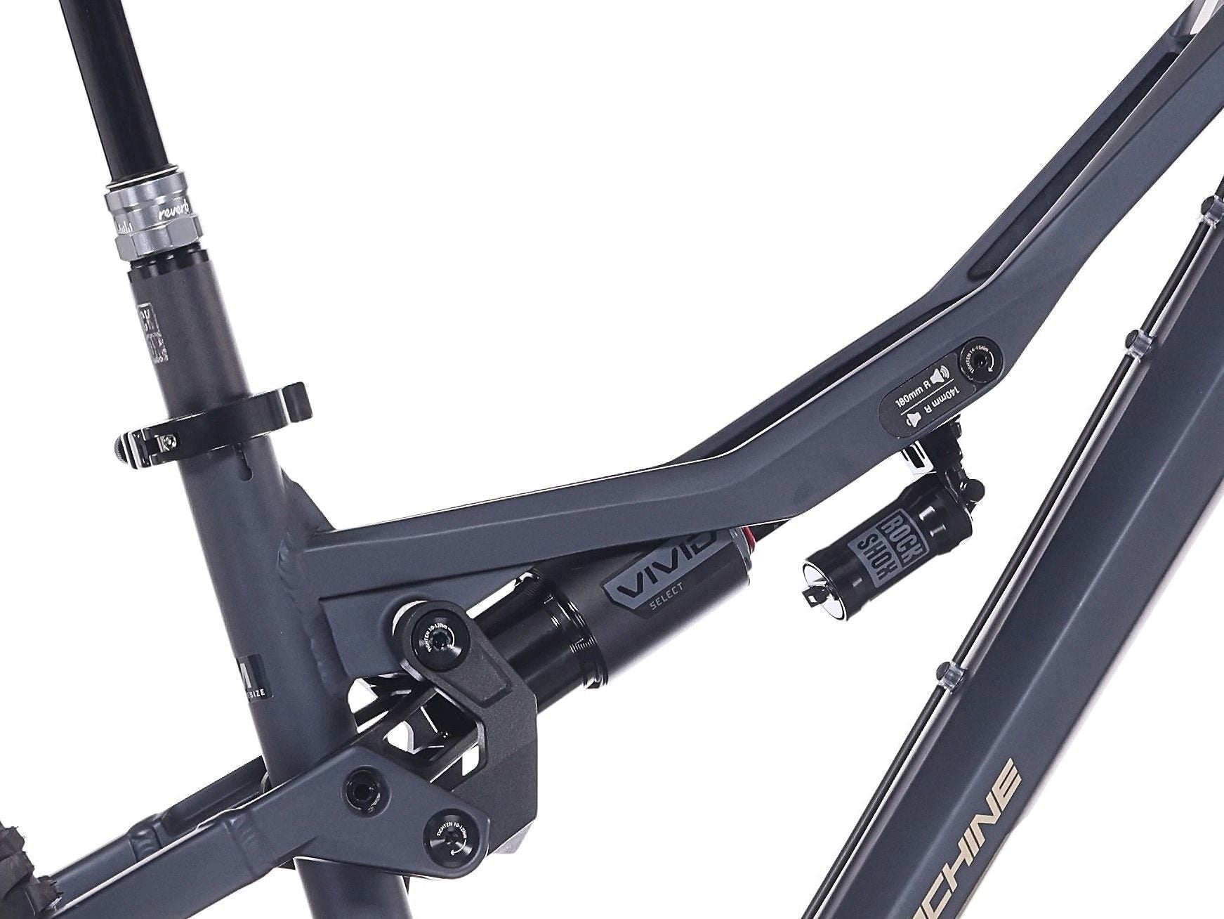 bicicleta rock machine whizz fs iii 90 axs 275matte deep ocean blue 160 m 1
