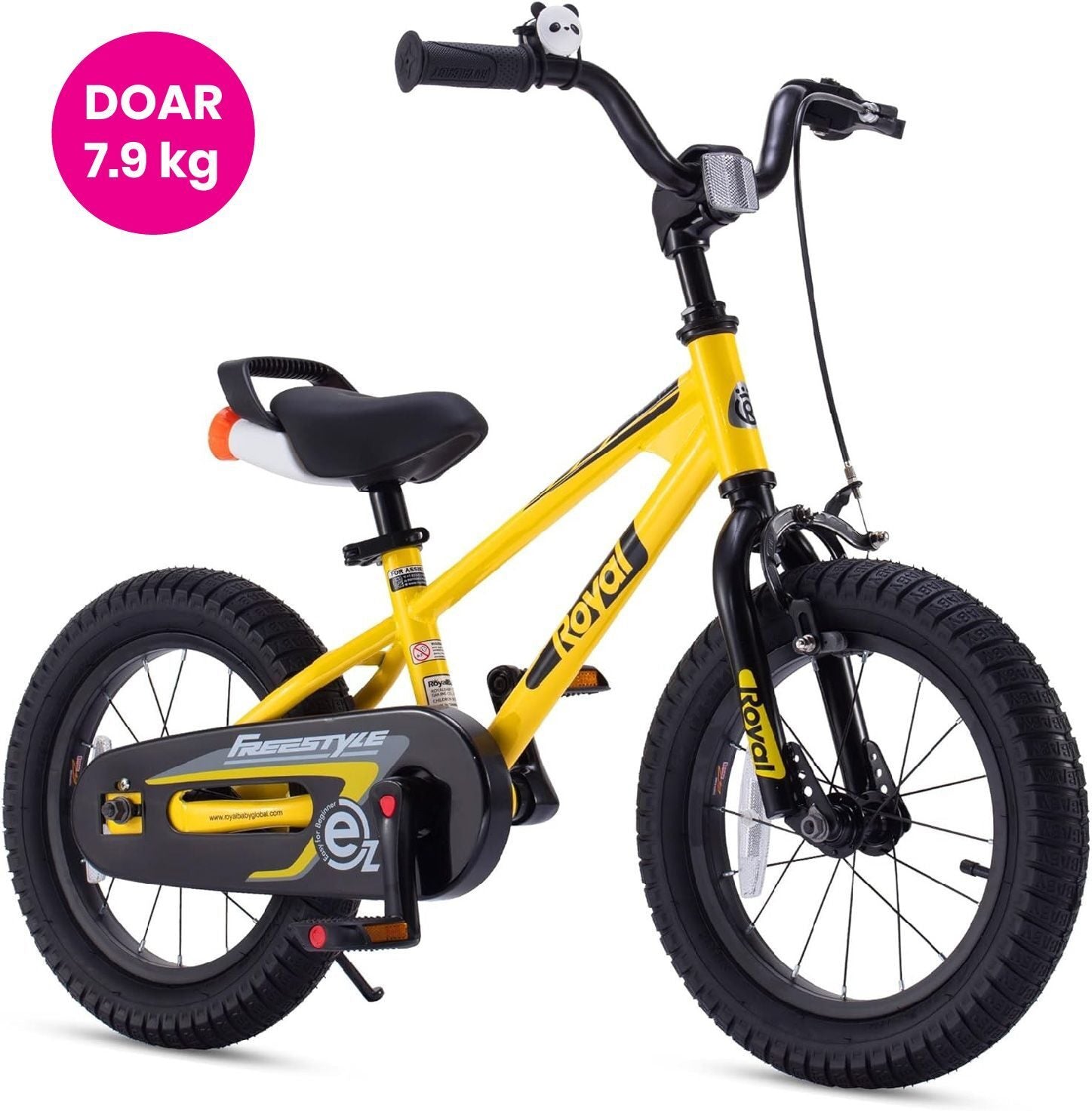 bicicleta royal baby ez freestyle 14 yellow