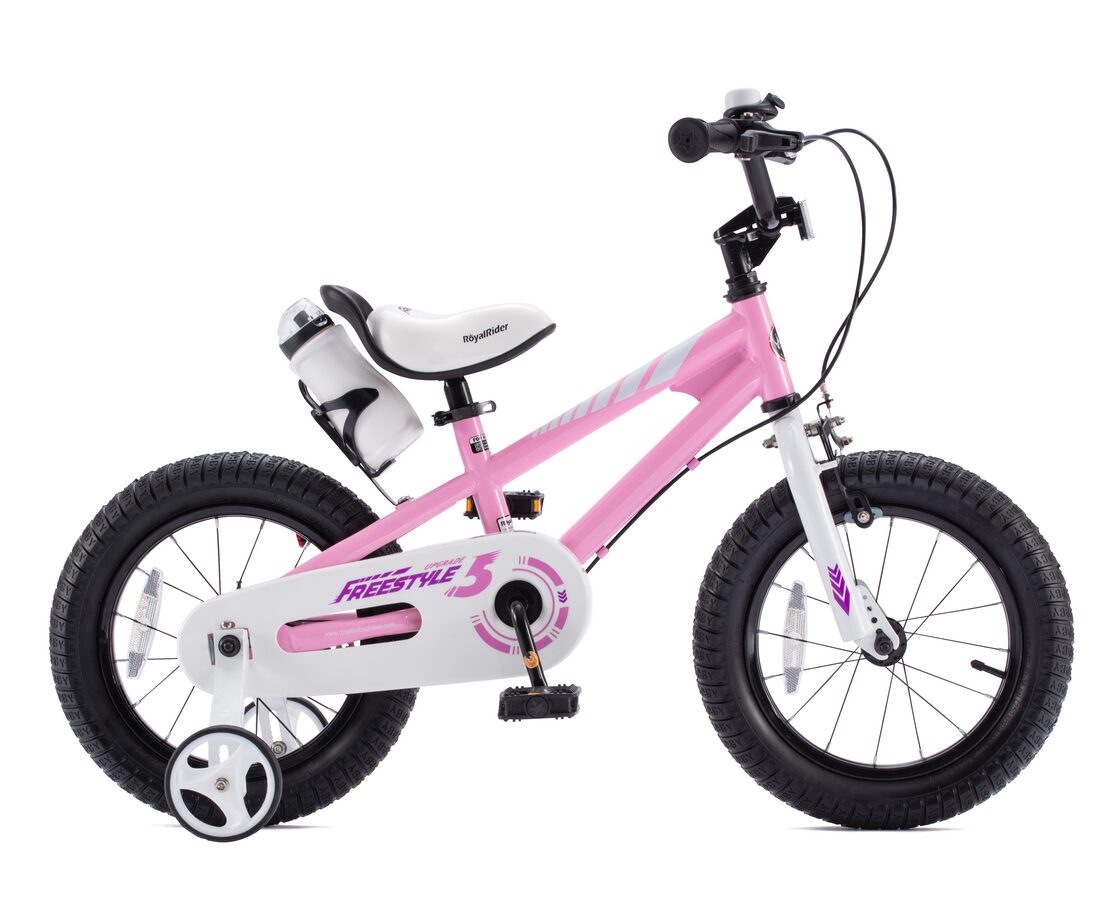 bicicleta royal baby freestyle 12 pink 1