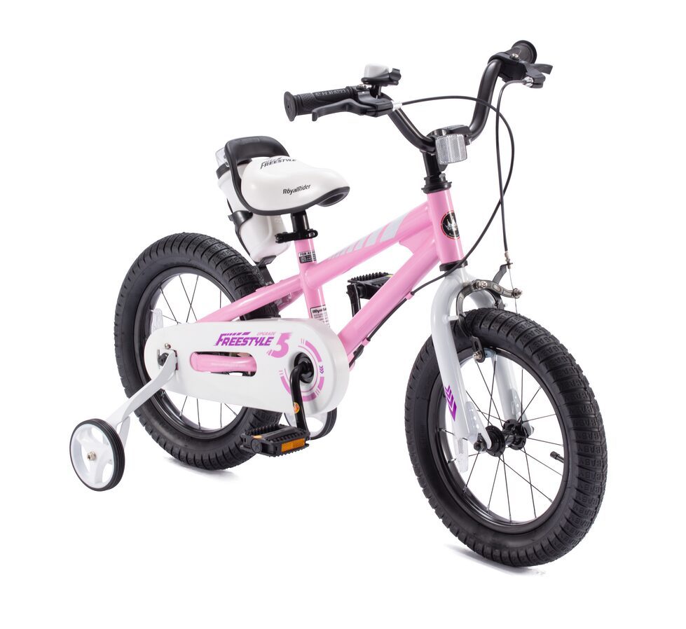 bicicleta royal baby freestyle 12 pink 3