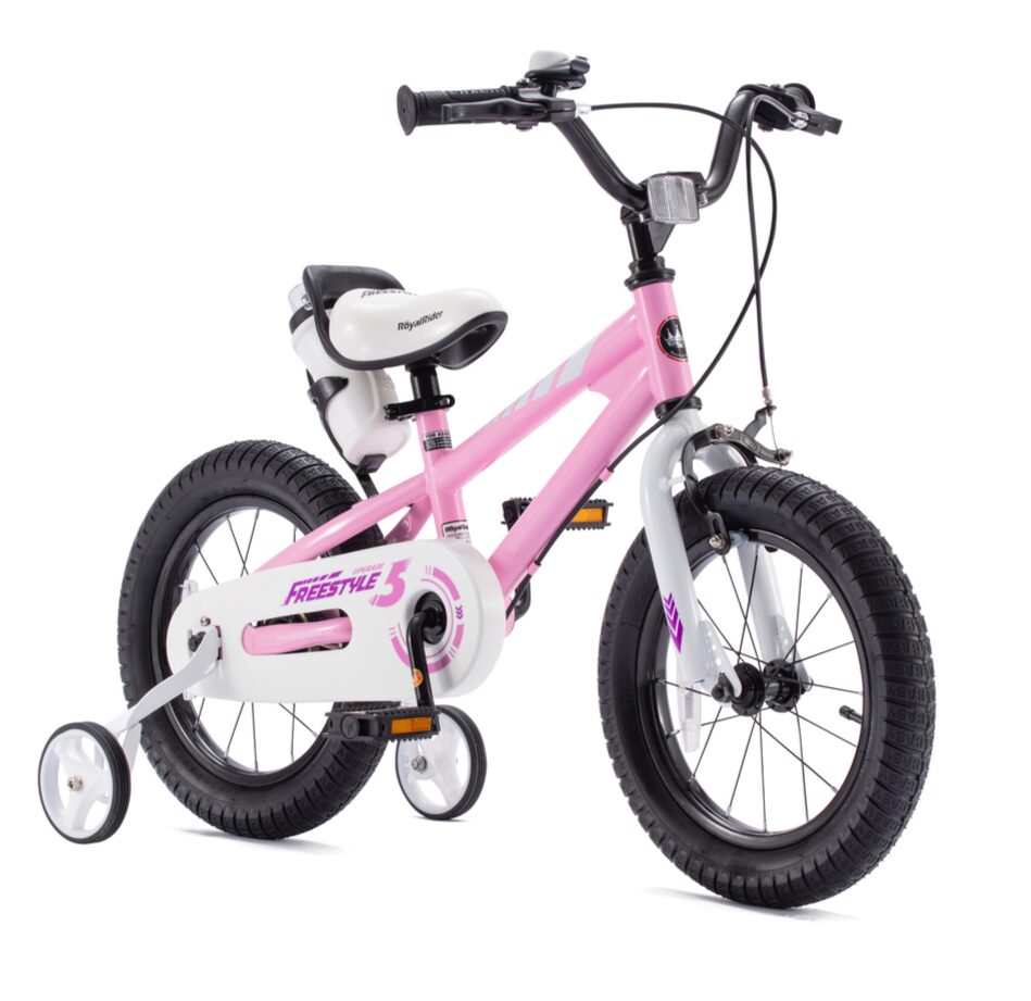bicicleta royal baby freestyle 12 pink