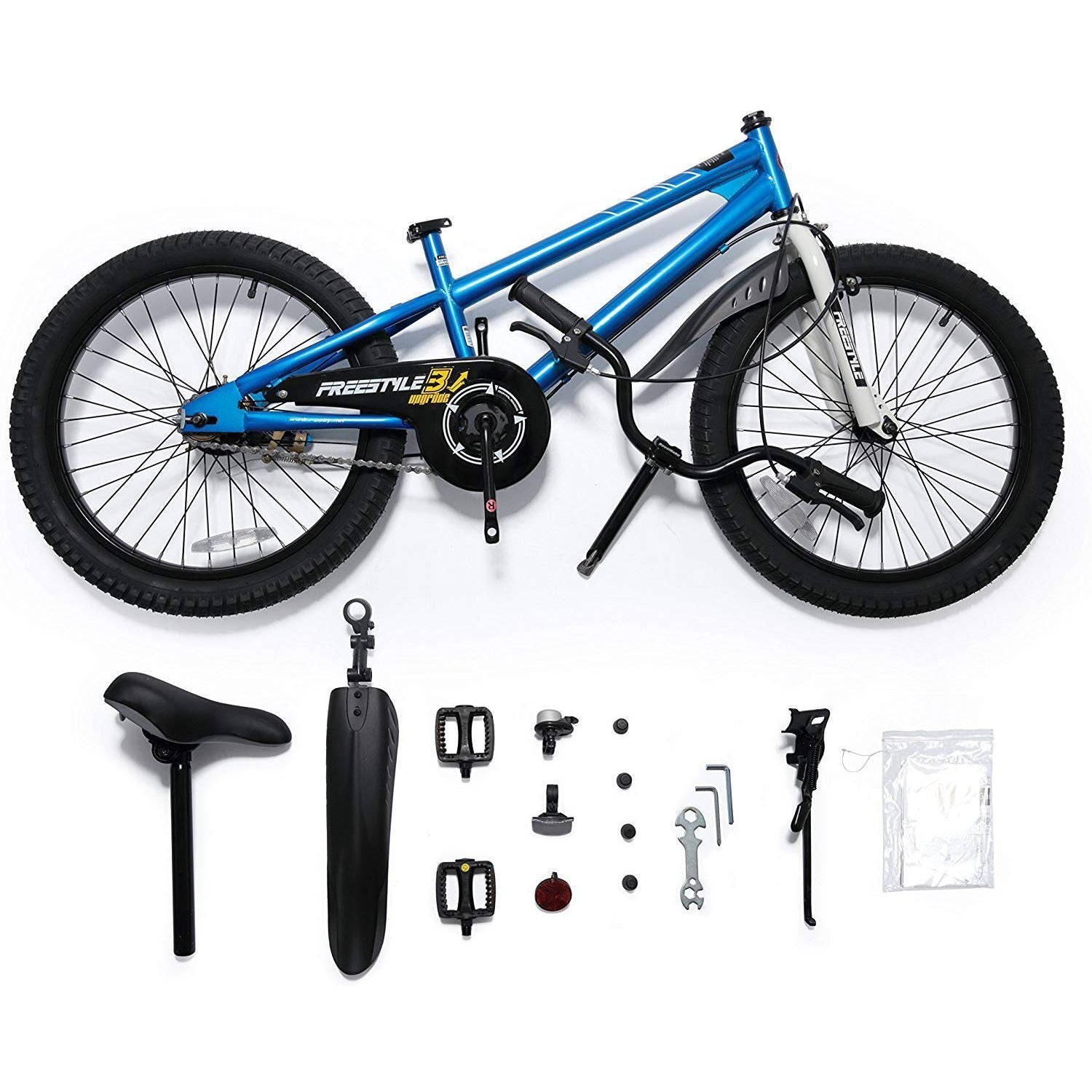 bicicleta royal baby freestyle 20 blue 4