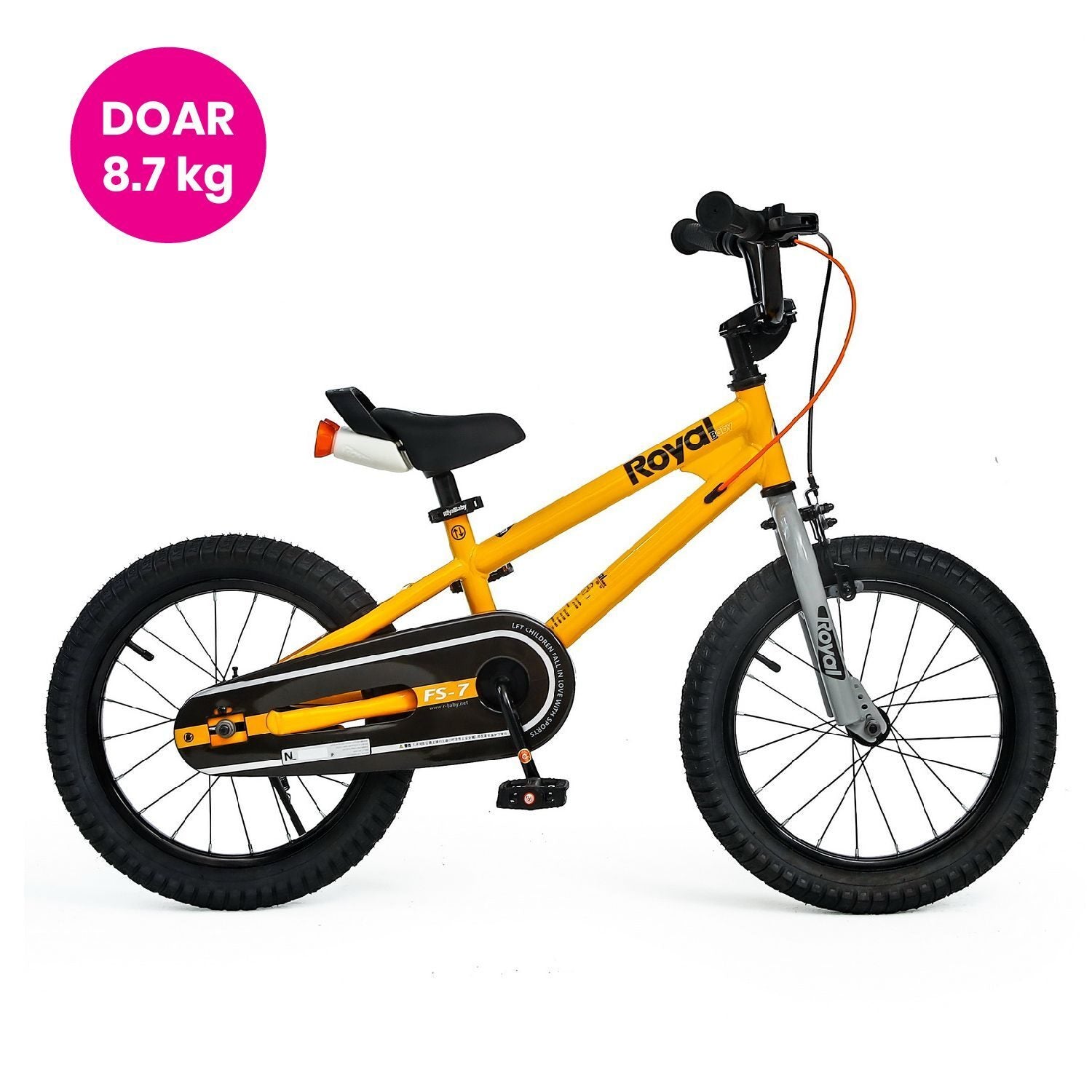 bicicleta royal baby freestyle 70 nf 16 yellow