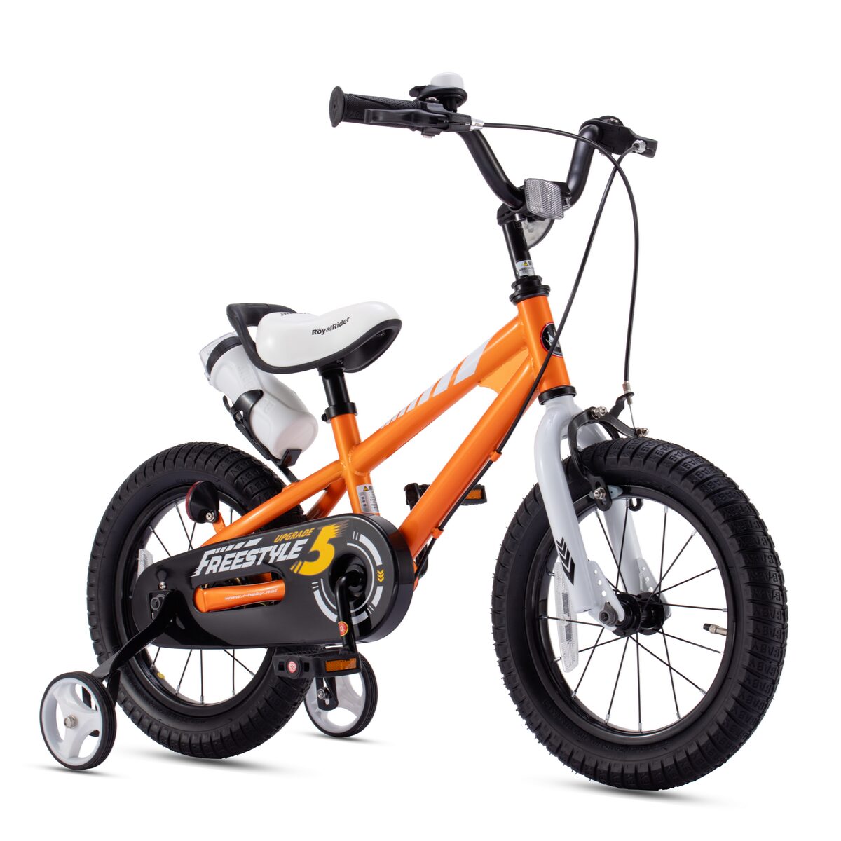 bicicleta royal baby freestyle coaster brake 14 orange 1
