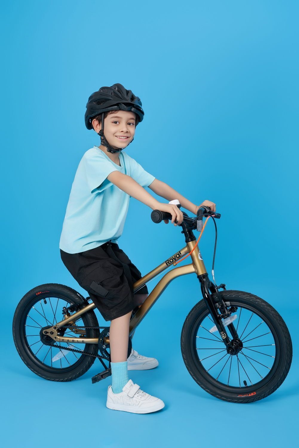 bicicleta royal baby kable belt 16 blue 5