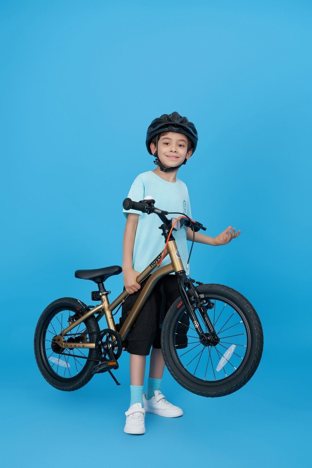 bicicleta royal baby kable belt 16 blue 6