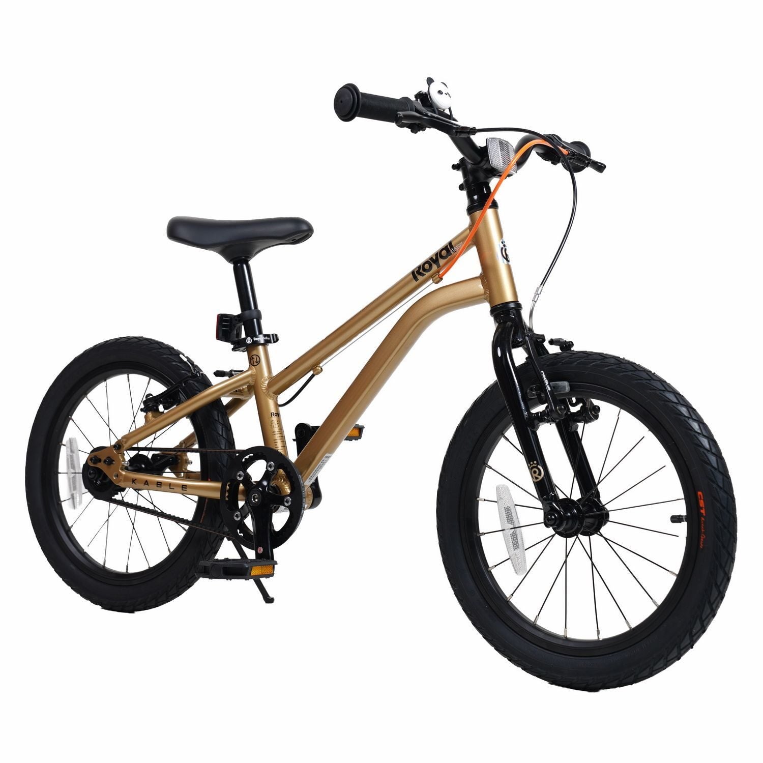 bicicleta royal baby kable belt 16 golden 1